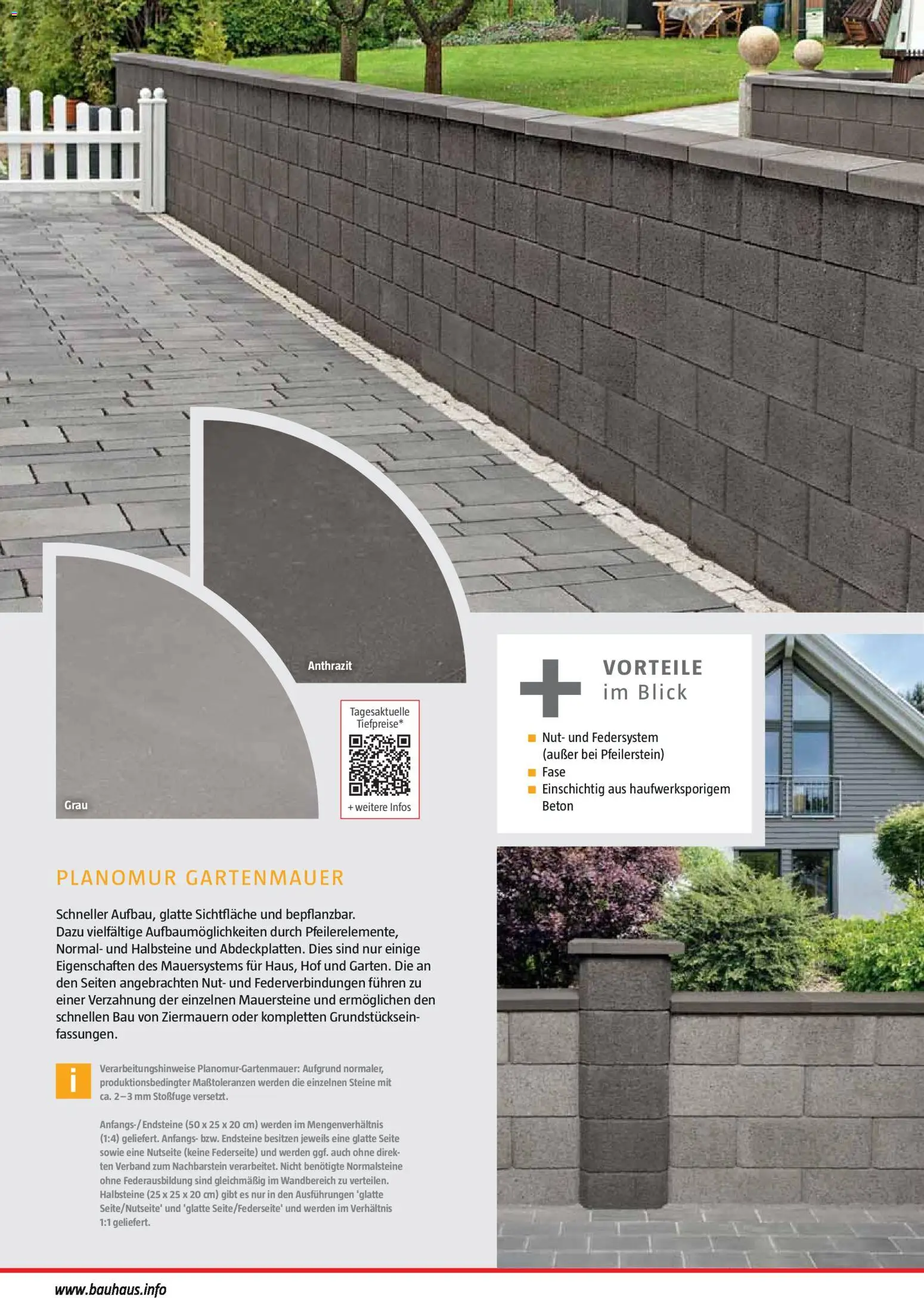 Bauhaus Gartenbaumaterialien 2026 – gültig ab 02.03.2026 | Seite: 124