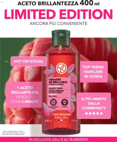 Anteprima del volantino Yves Rocher Aceto catalogo valido a partire dal 08.08.2025