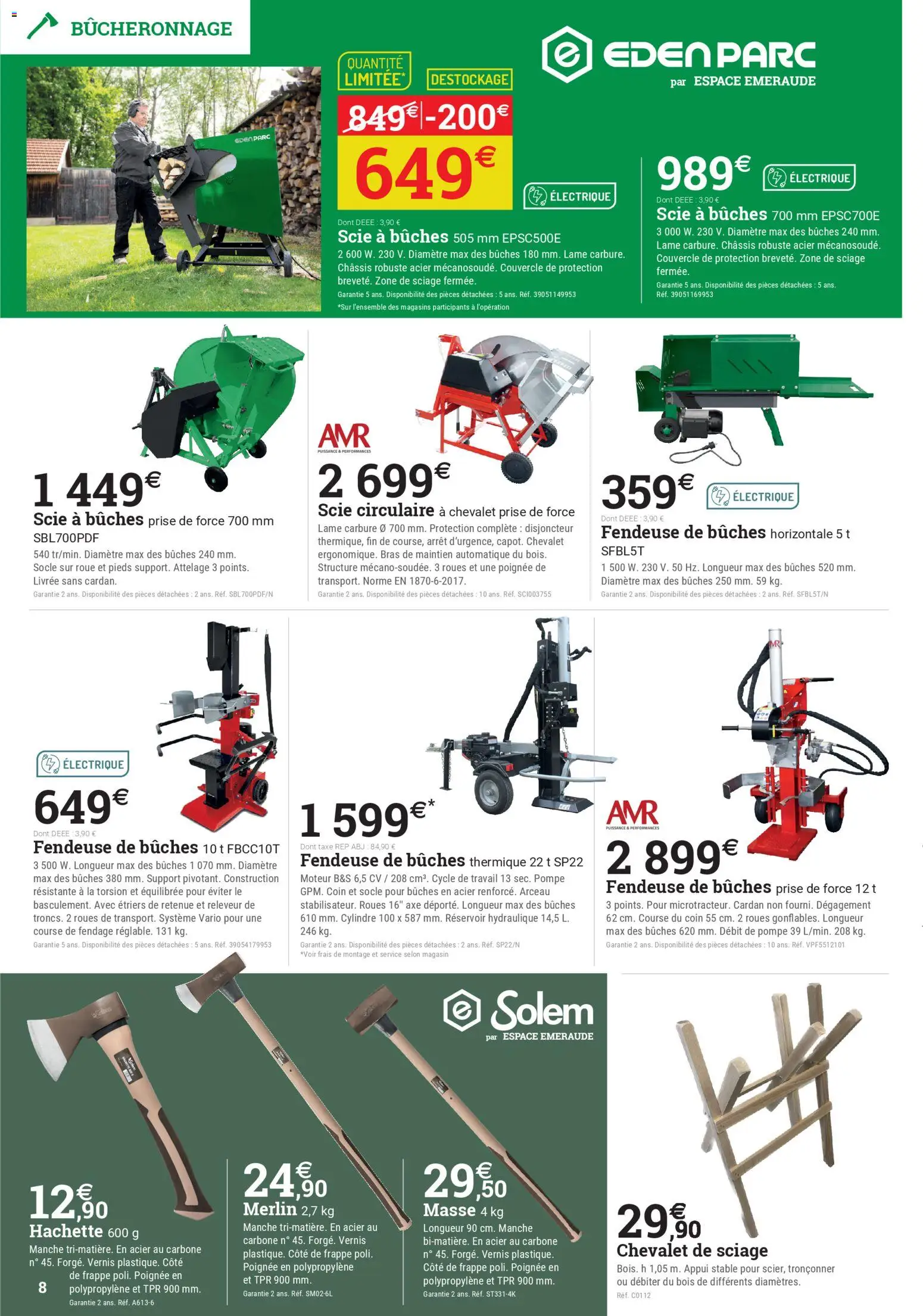 {H1} | Page: 8 | Produits: Chevalet, Disjoncteur, Scie circulaire, Prise