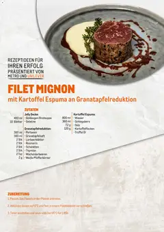 Metro Filet Mignon ab 27.11.2025 gültig | Seite: 2 | Produkte: Wasser, Salz, Decke, Öl
