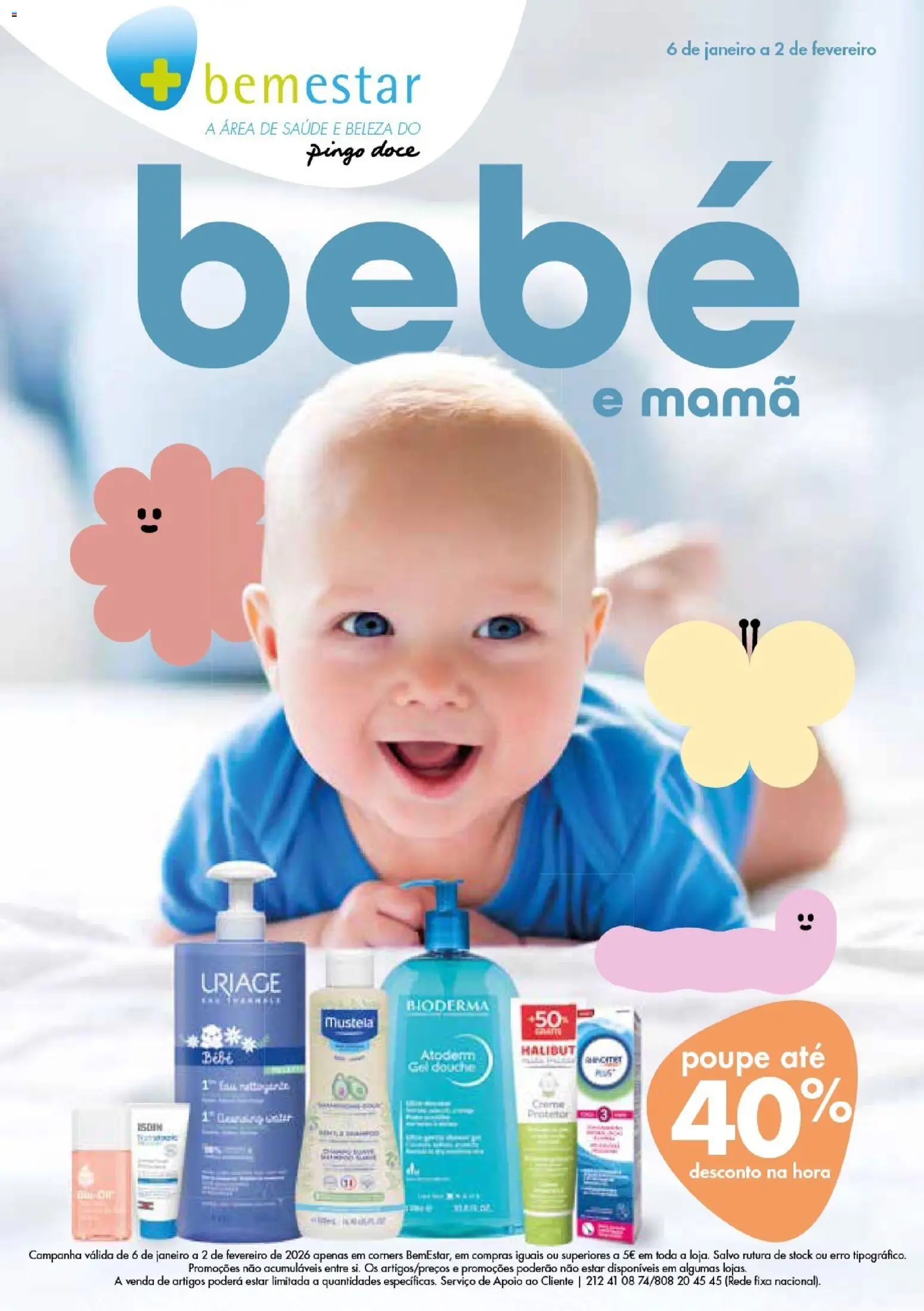Pingo Doce - Bem Estar Bebé Lojas Madeira │ válido de 06.01.2026 | Página: 1 | Produtos: Shampoo, Creme