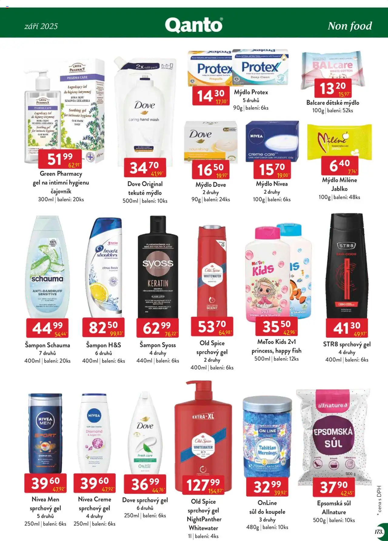 Astur & Qanto leták - Velkoobchod 09/2025 od 01.09.2025 | Strana: 173 | Produkty: Syoss, Nivea, Aloe vera, Old Spice