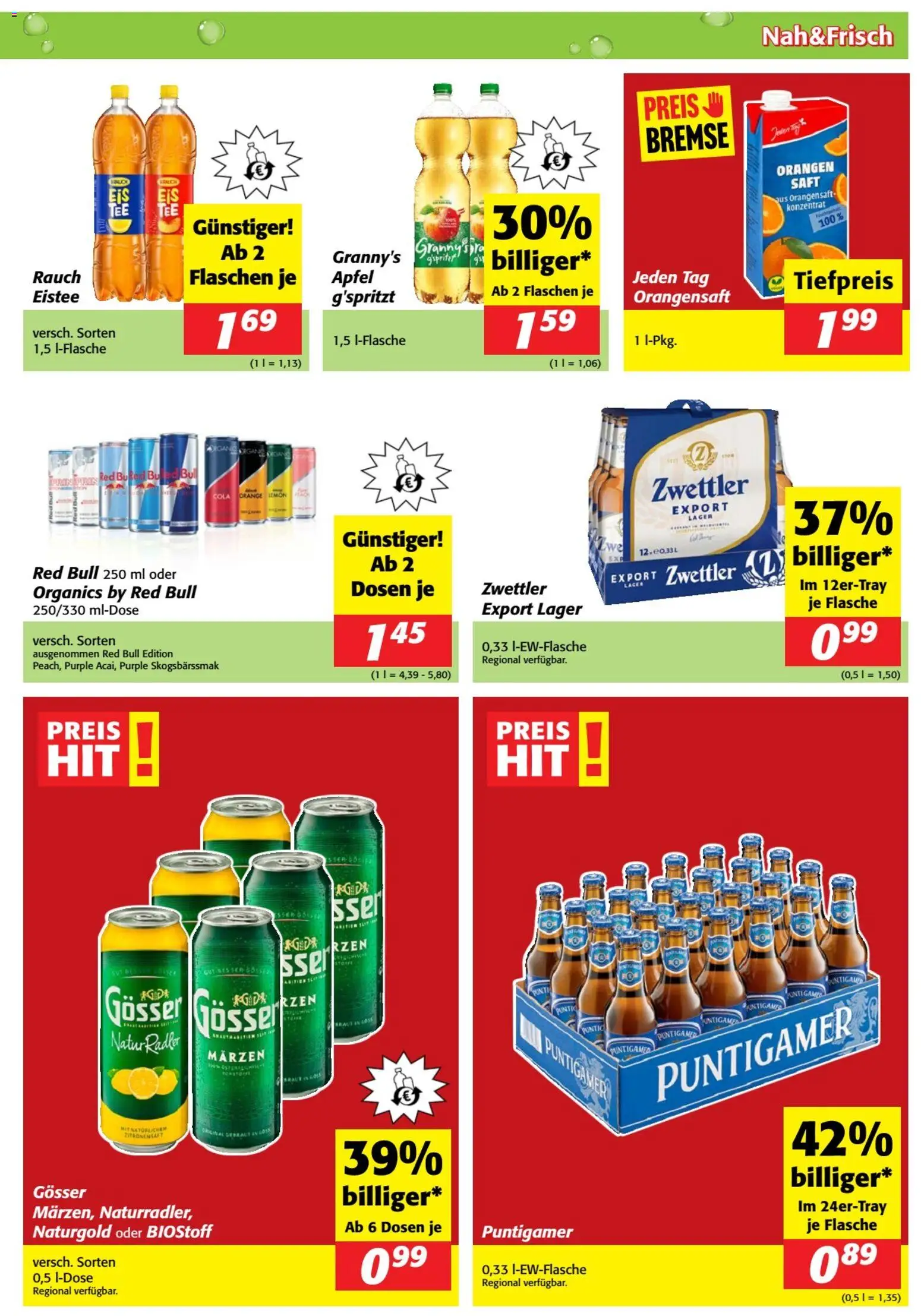 Nah und Frisch Flugblatt gültig ab 04.03.2026 | Seite: 7 | Produkte: Saft, Äpfel, Orangen