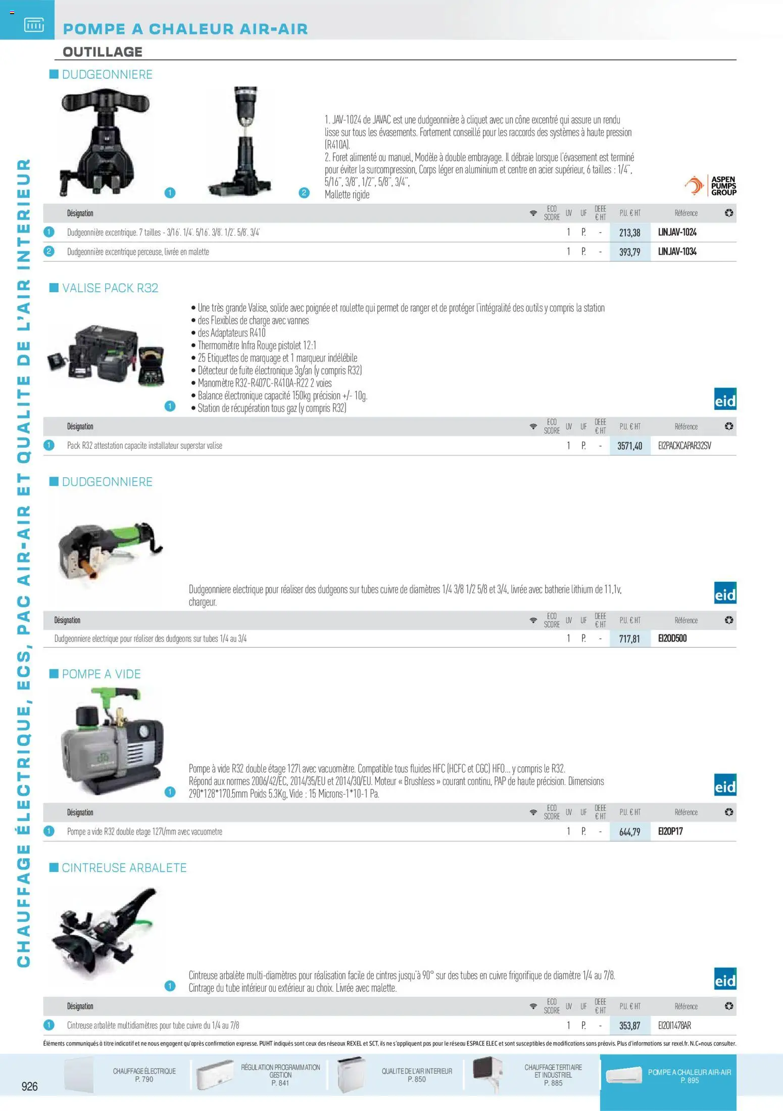{H1} | Page: 138 | Produits: Poids, Manomètre, Thermomètre, Valise