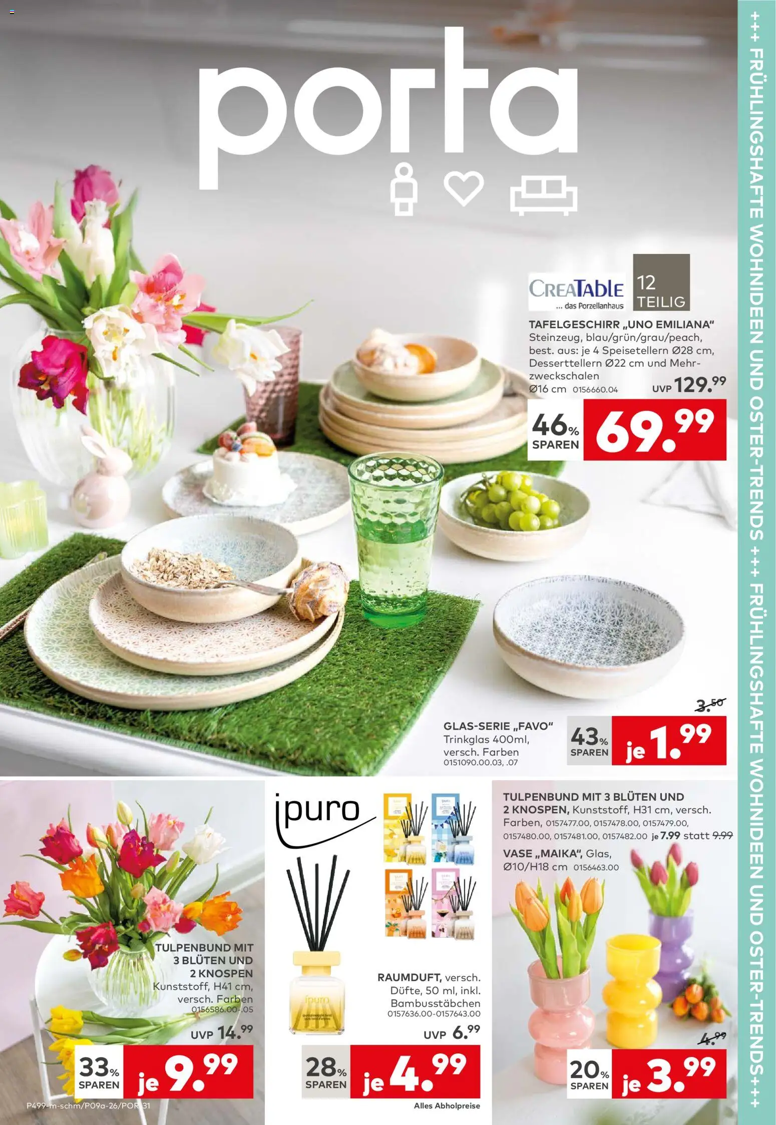 Porta! Frühlings-Trends und Haushalts-Angebote - Aachen – gültig ab 15.02.2026 | Seite: 1