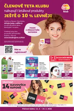 Náhled letáku TETA Drogerie leták - Klub od 12.03.2026