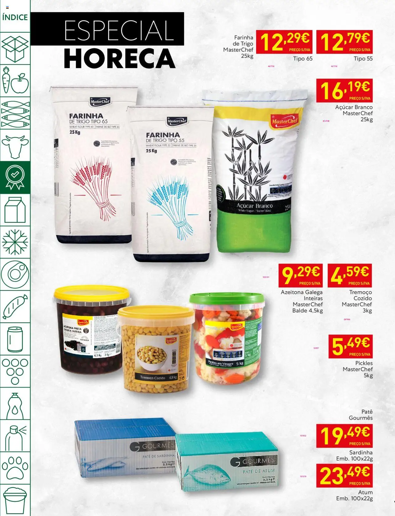 Recheio folheto │ válido de 05.08.2025 | Página: 16 | Produtos: Vinagre, Atum, Balde, Açúcar
