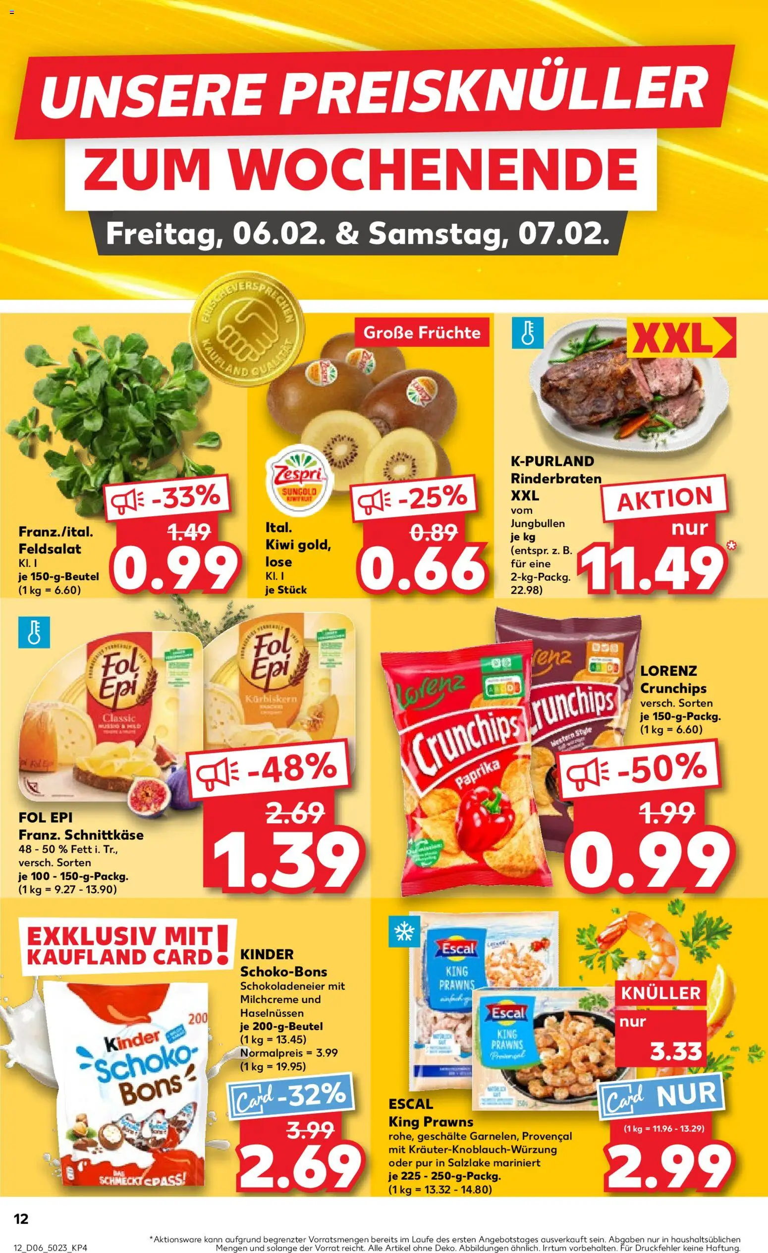 Kaufland prospekt Völklingen	 – gültig ab 05.02.2026 | Seite: 12 | Produkte: Paprika, Lorenz crunchips, Chips, Kiwi
