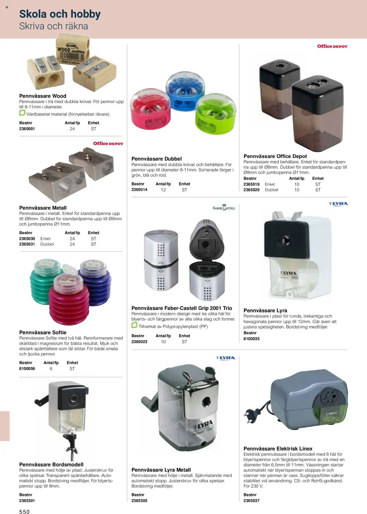 Office Depot reklamblad aktuell från 15.02.2024 | Sida: 552 | Produkter: Pennvässare
