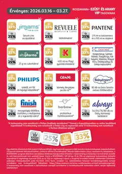Rossmann Szórólap - amely érvényes a következő dátumtól: 16.03.2026 | Oldal: 3