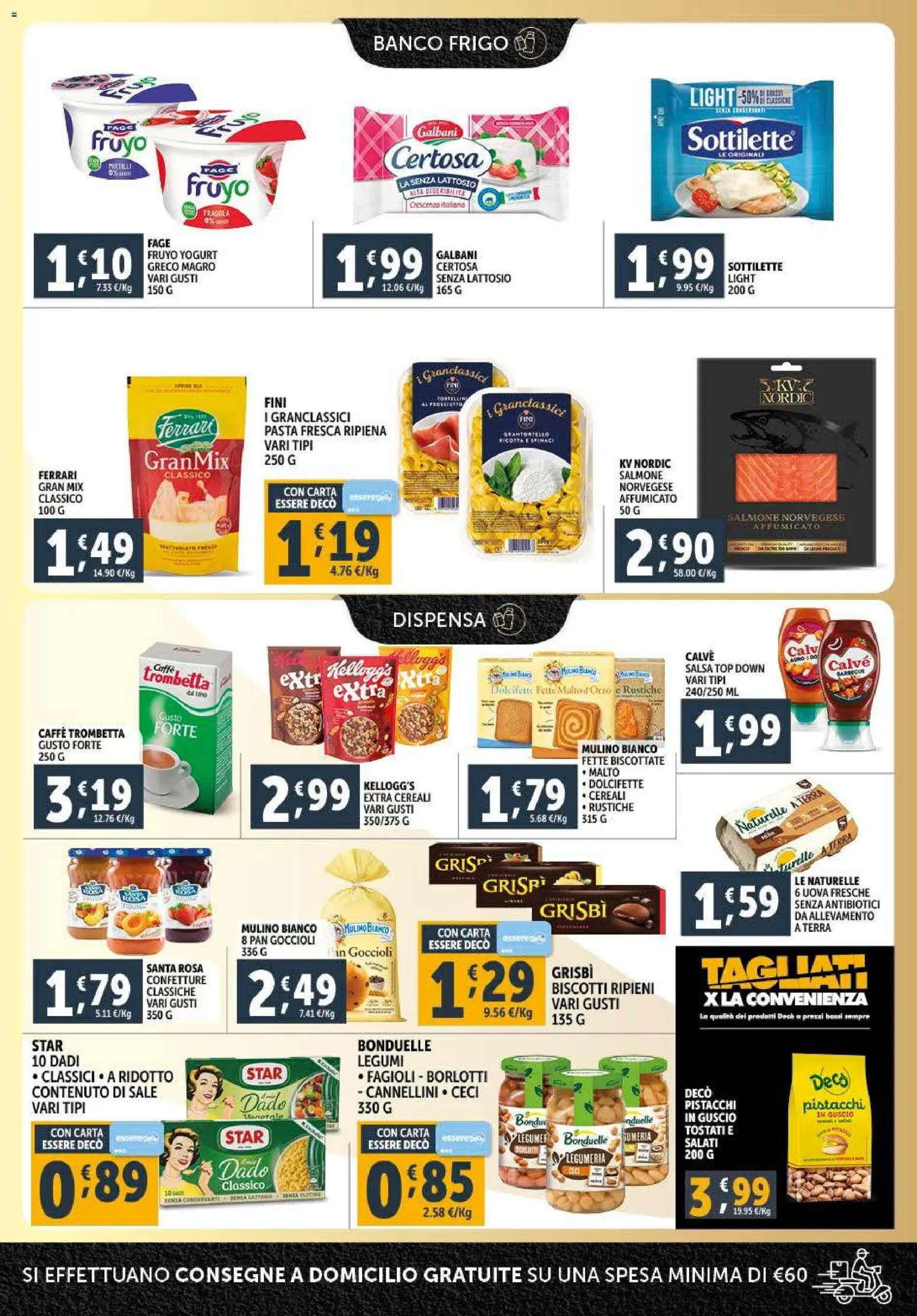 Volantino Decò del 09.01.2026 | Pagina: 3 | Prodotti: Cereali, Sale, Spinaci, Pistacchi