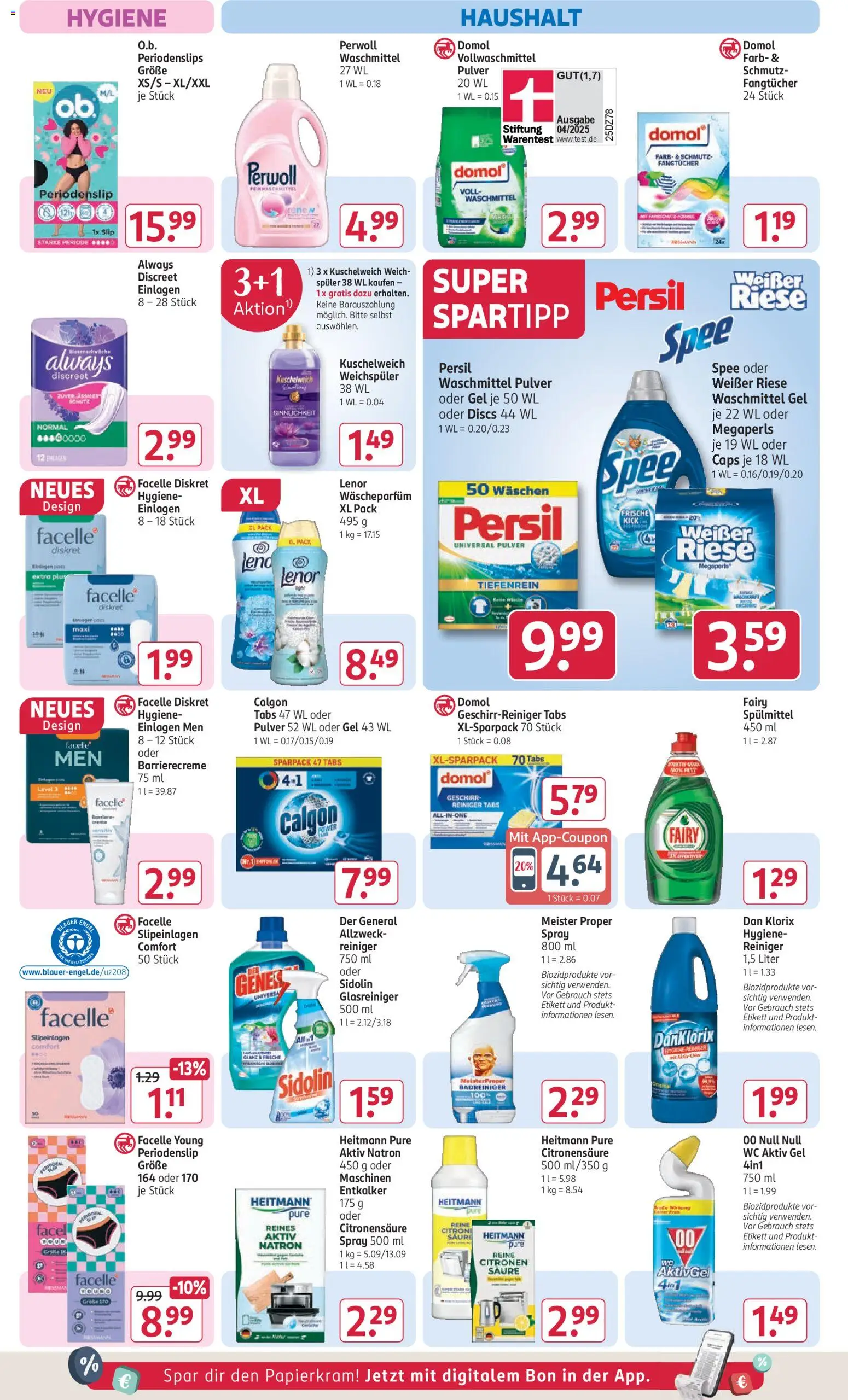 Rossmann Prospekt 	 – gültig ab 05.01.2026 | Seite: 16 | Produkte: Creme, Waschmittel, Slip, Persil