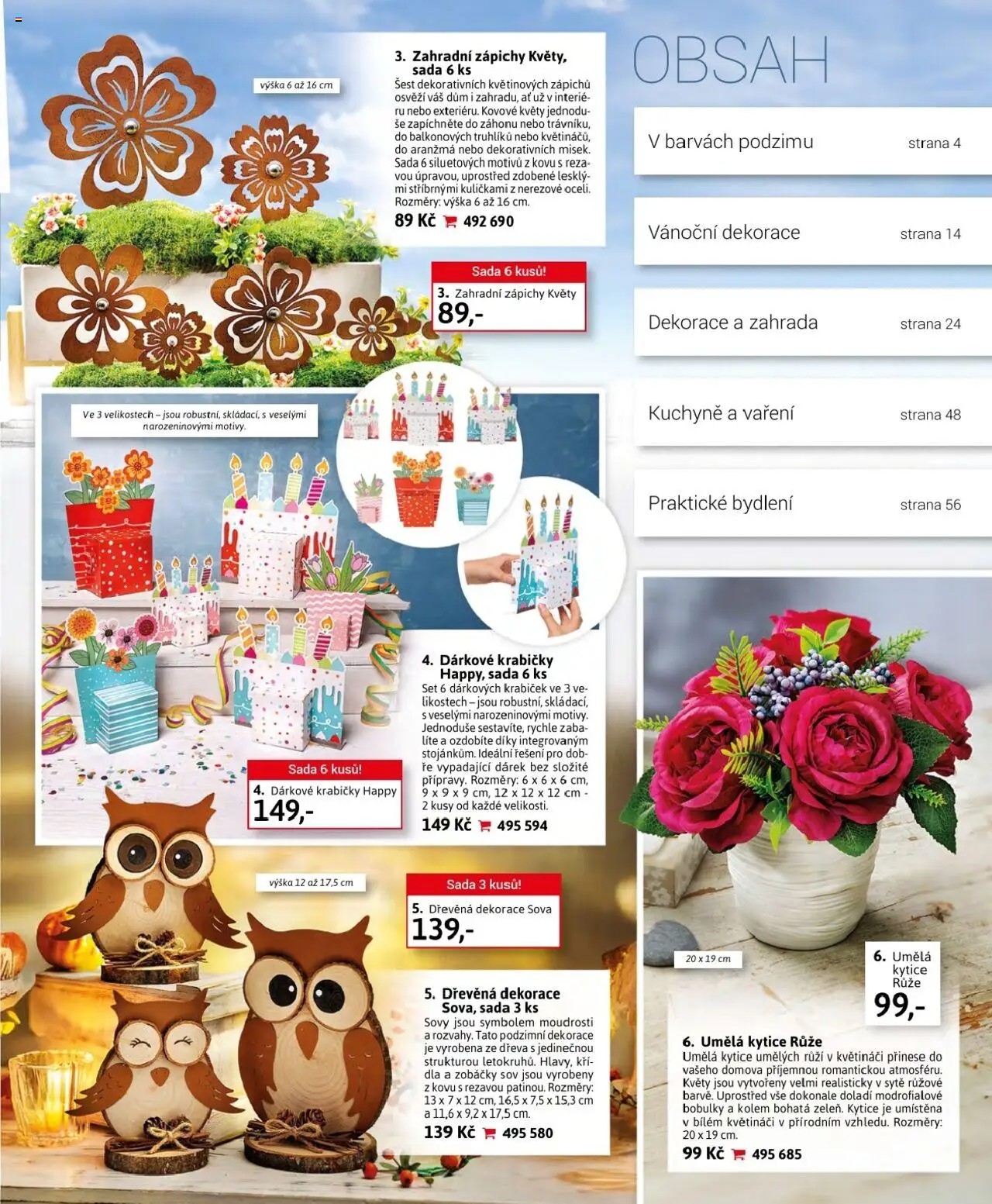 Velký Košík katalog - srpen od 01.08.2025 | Strana: 3 | Produkty: Zahrada, Kytice, Vánoční dekorace, Dekorace