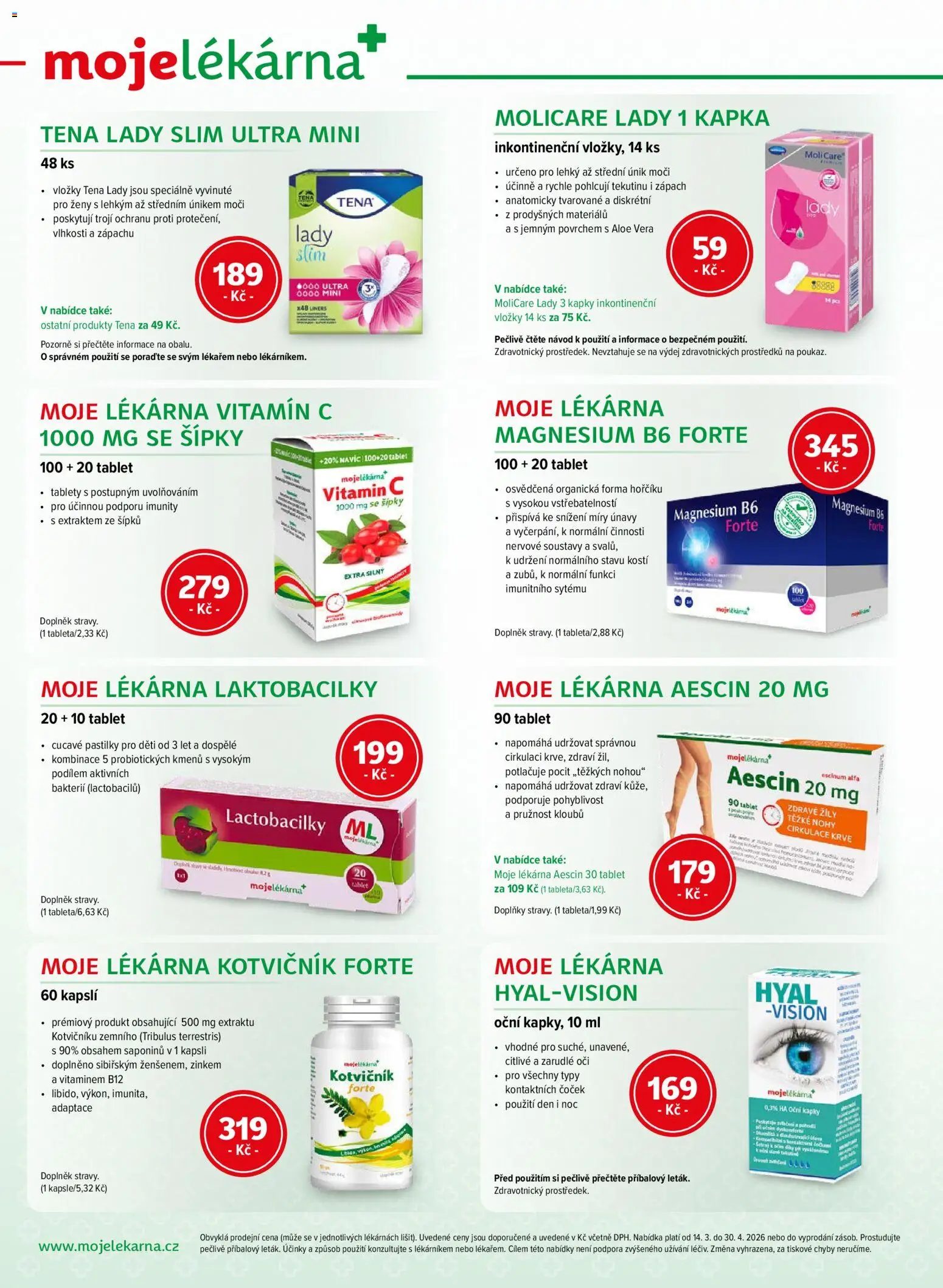 Moje lékárna leták od 14.03.2026 | Strana: 12