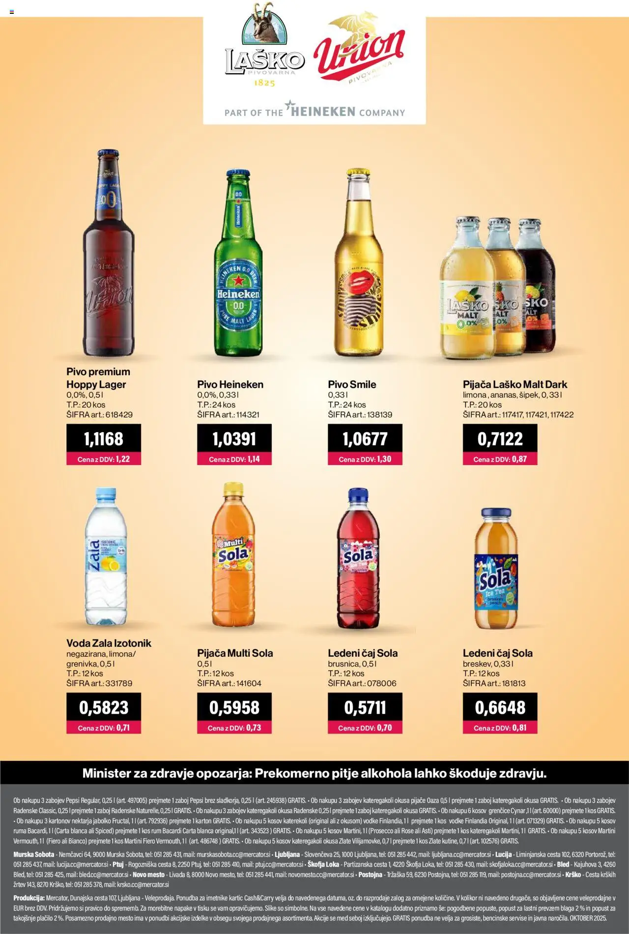 Novi Mercator katalog ponudbe – veljaven od 01.10.2025 | Stran: 24 | Izdelki: Falafel, Kos, Zaboj, Caj