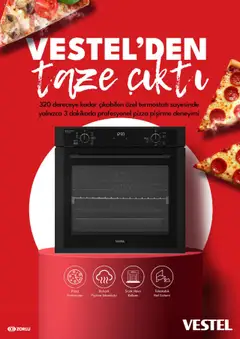 03.06.2025 tarihinden itibaren geçerli olan Vestel kataloğu önizlemesi | Sayfa: 13 | Ürünler: Raf, Pizza