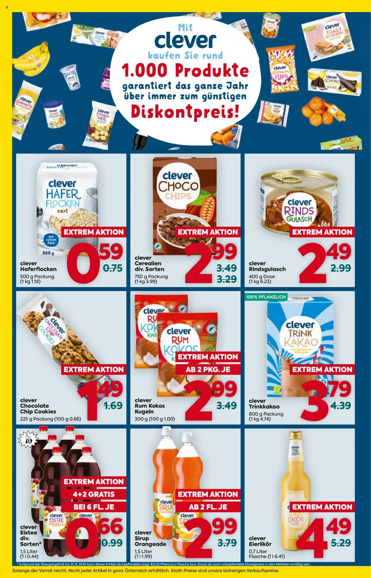 Billa Flugblatt gültig ab 16.10.2025 | Seite: 6 | Produkte: Flocken, Hajdina liszt, Schinken, Fisch