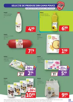 Noul catalog Auchan – valabil de la 10.09.2025 | Pagină: 15 | Produse: Role, Lapte, Ulei, Carne De Porc