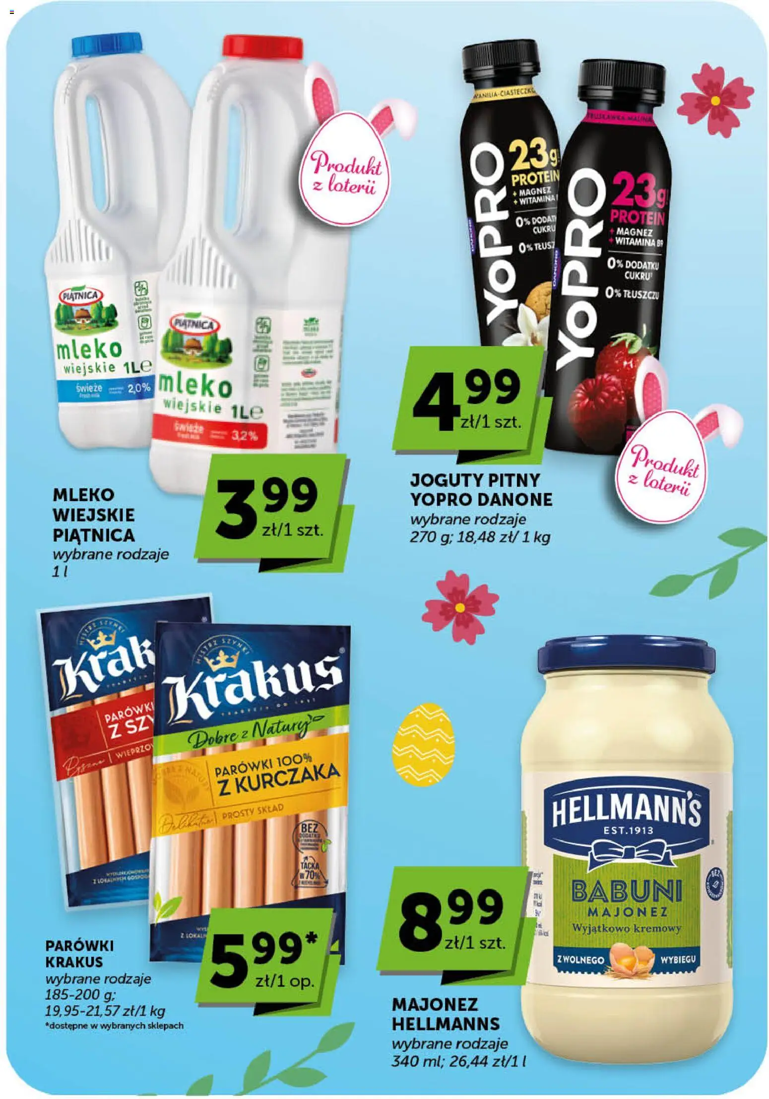 ABC gazetka - Market od 19.03.2026 | Strona: 17 | Produkty: Parówki, Mleko, Majonez