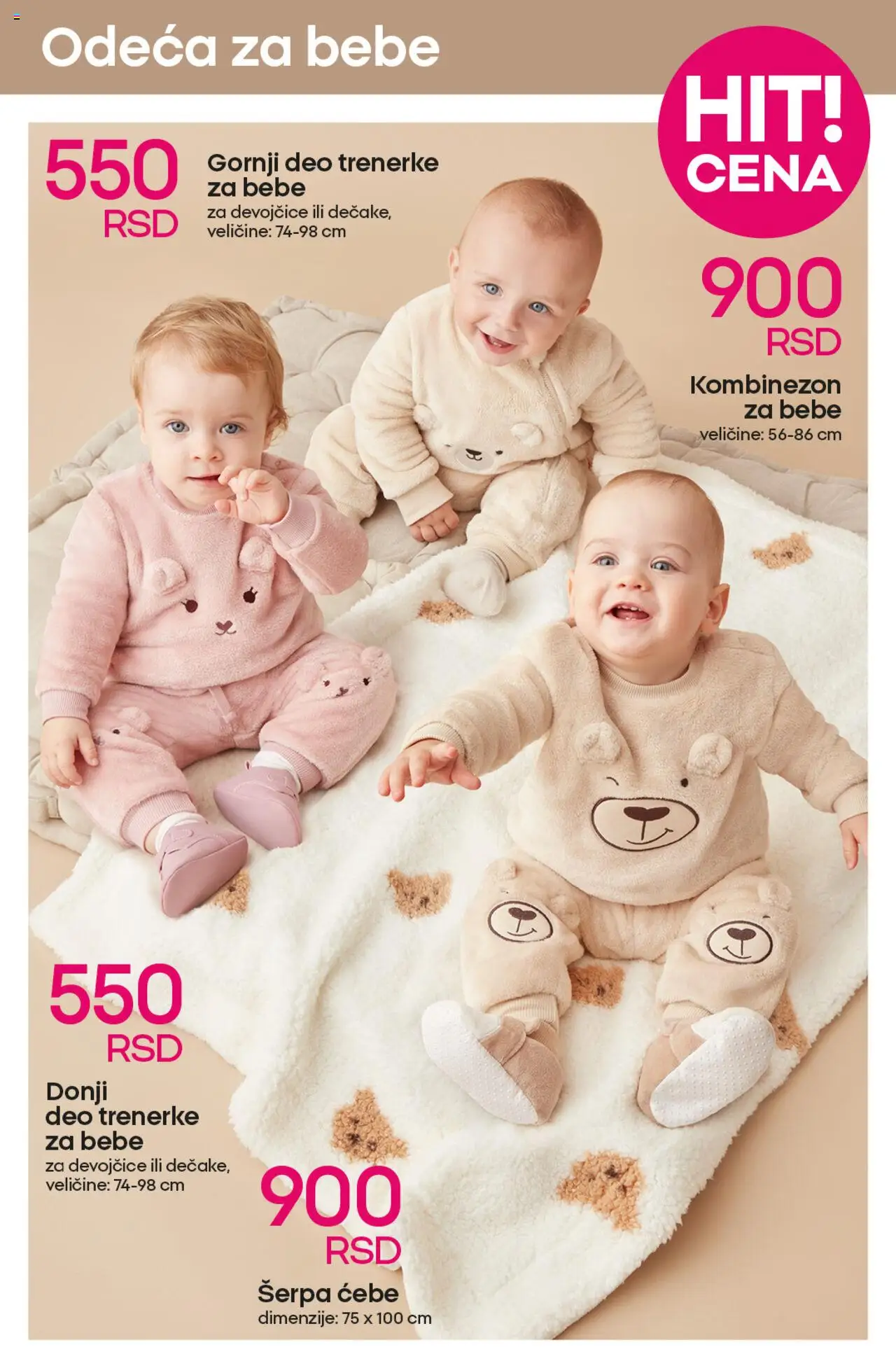 Pepco katalog - važi od 18.09.2025 | Strana: 5 | Proizvode: Ćebe, Trenerke, Odeća, Kombinezon