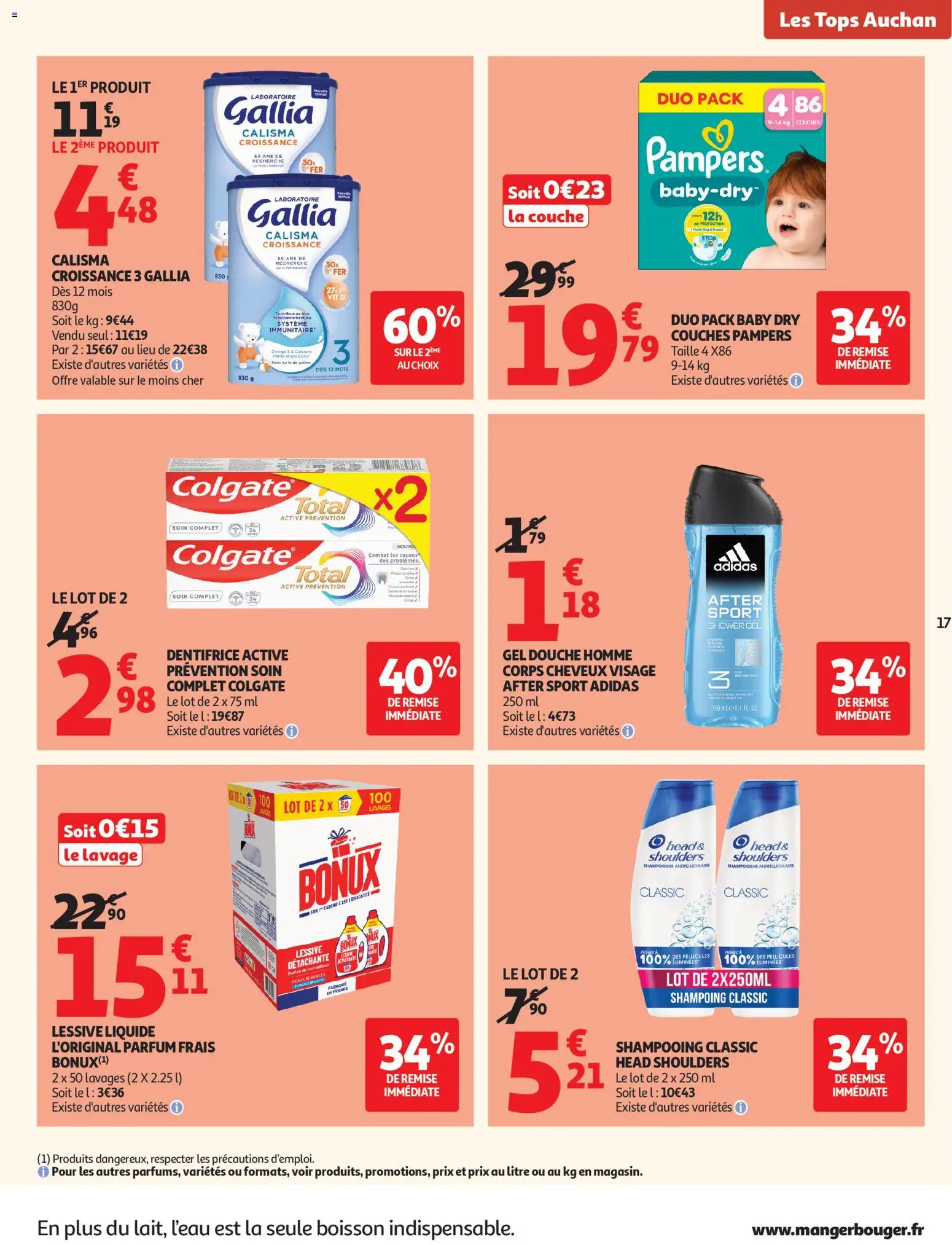 {H1} | Page: 17 | Produits: Parfum, Dentifrice, Lessive Liquide, Lessive