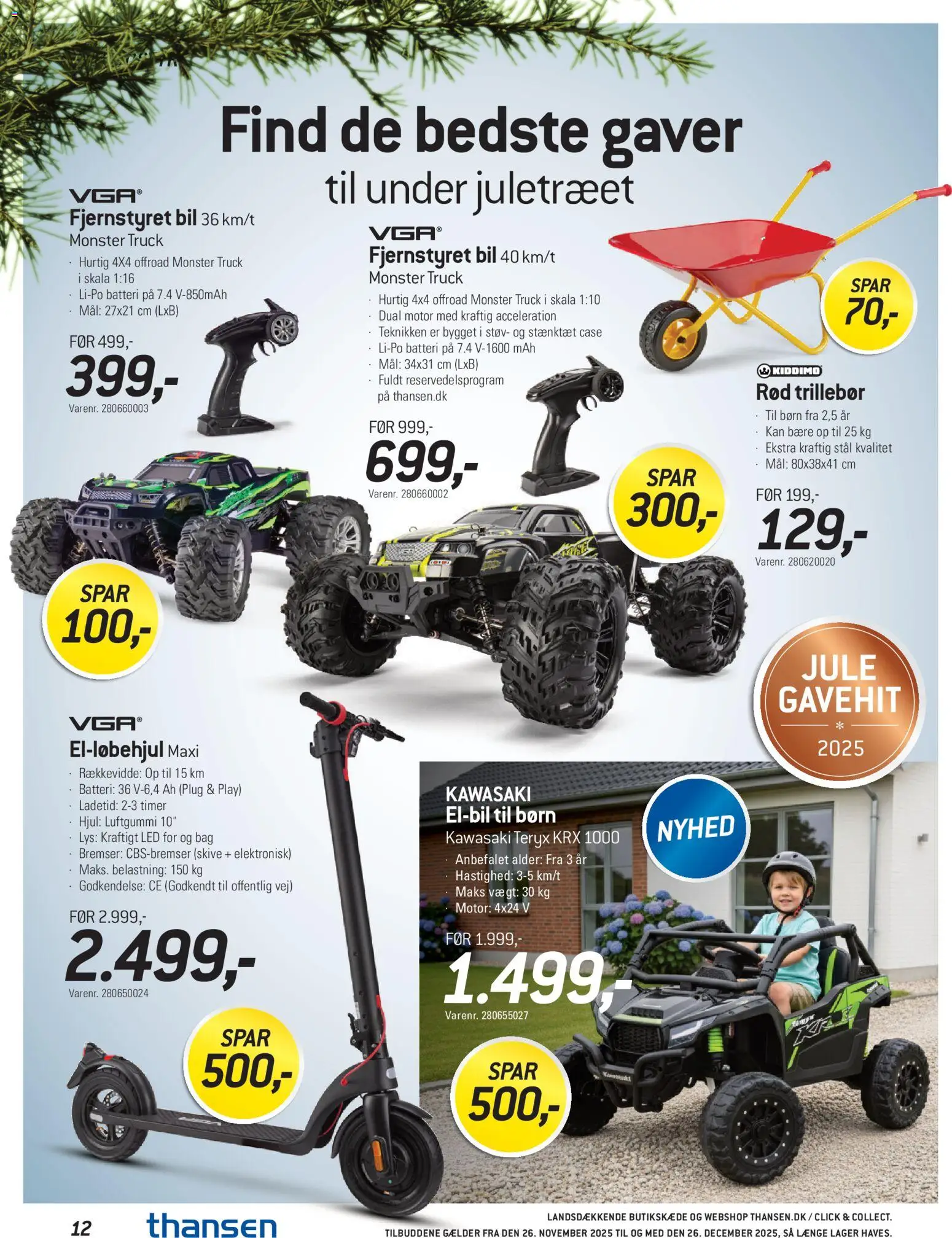 Thansen tilbudsavis – gyldig fra 26.11.2025 | Side: 12 | Produkter: Case, Batteri