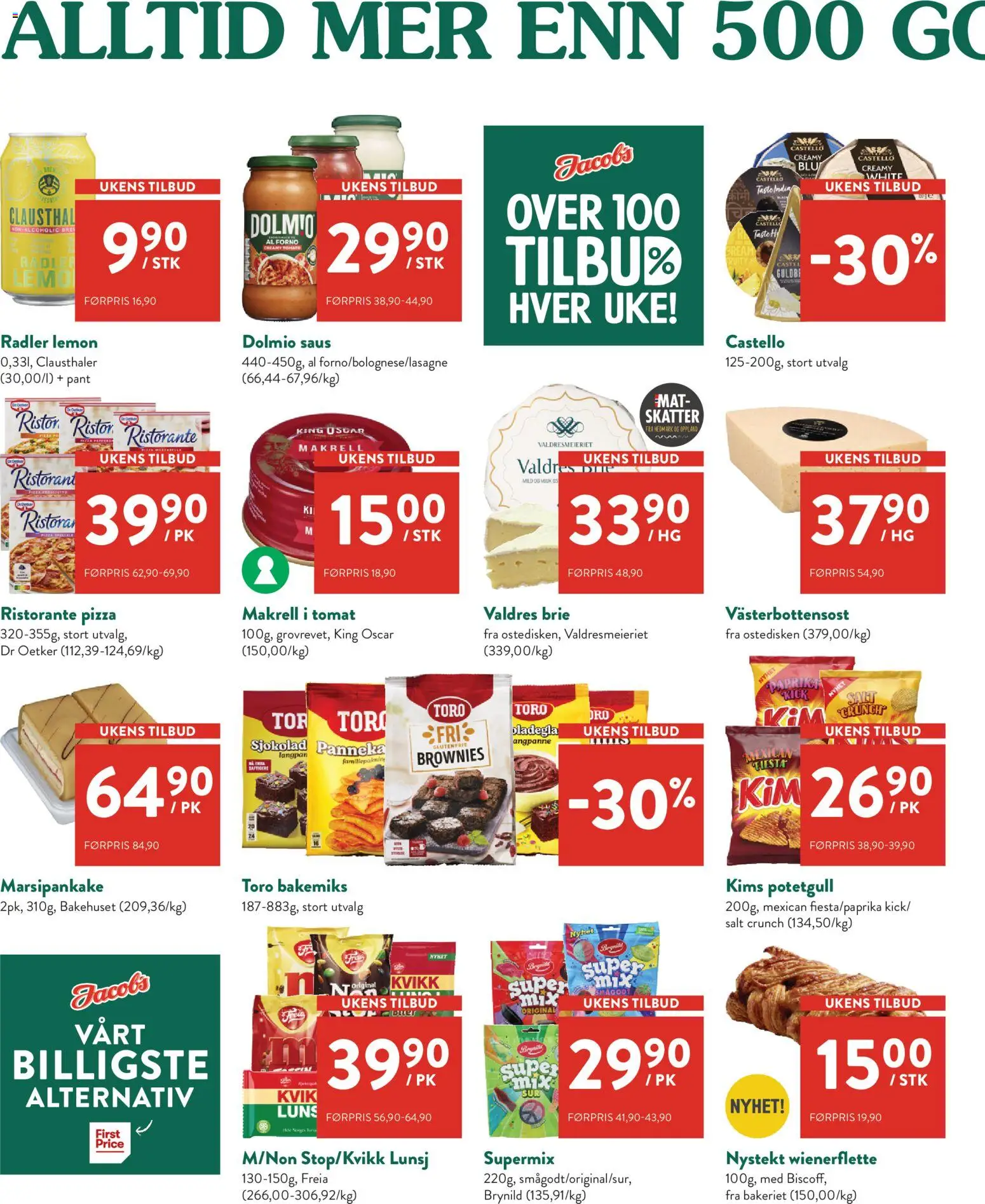 {H1} | Side: 2 | Produkter: Paprika, Potetgull, Măsline, Суміш дитяча