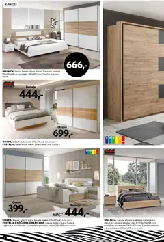 Novi Dipo katalog ponudbe – veljaven od 17.09.2025 | Stran: 6 | Izdelki: Postelja, Omara, Barva