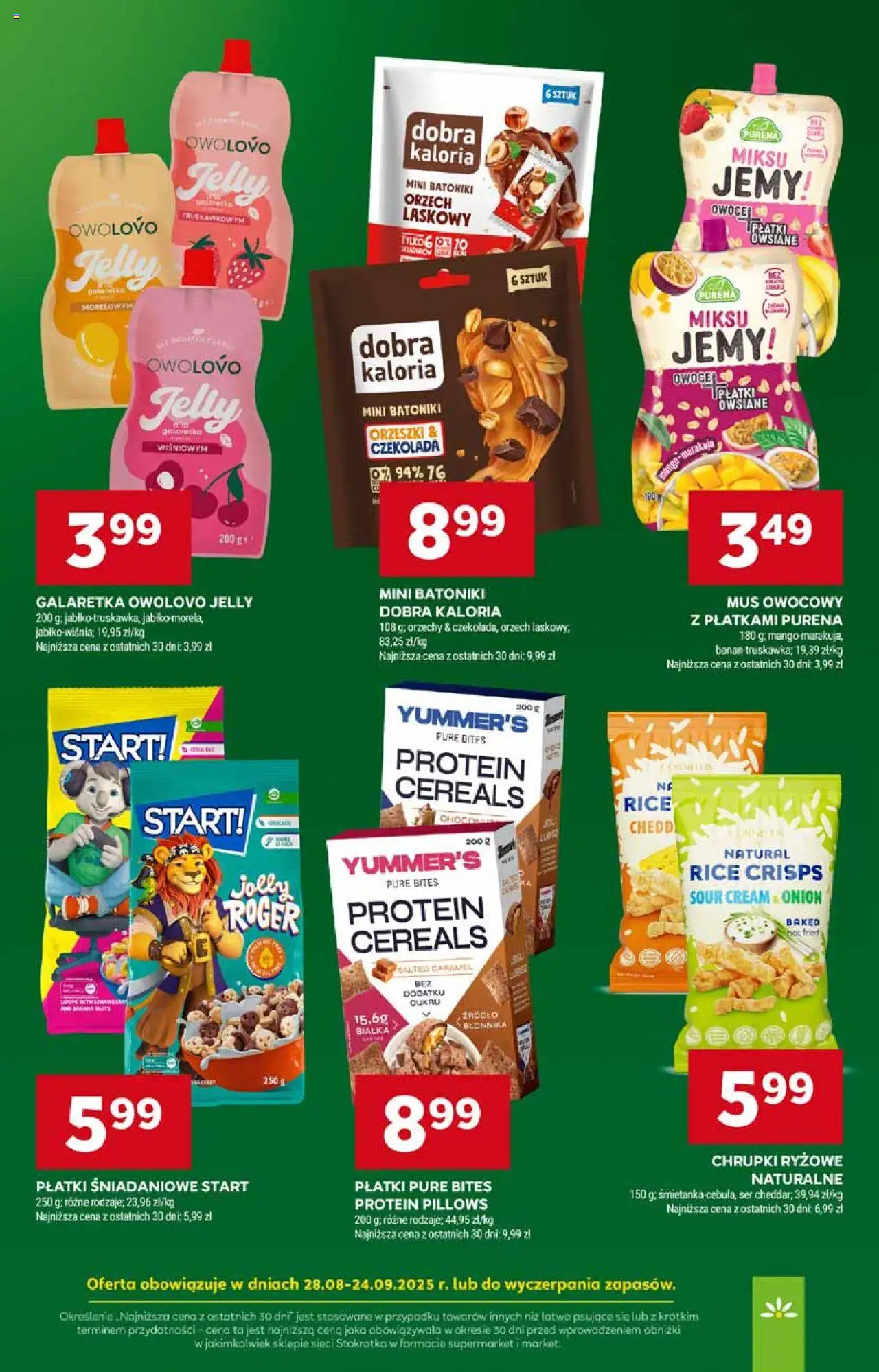 Stokrotka Gazetka od 18.09.2025 | Strona: 44 | Produkty: Mango, Płatki owsiane, Chrupki, Płatki śniadaniowe