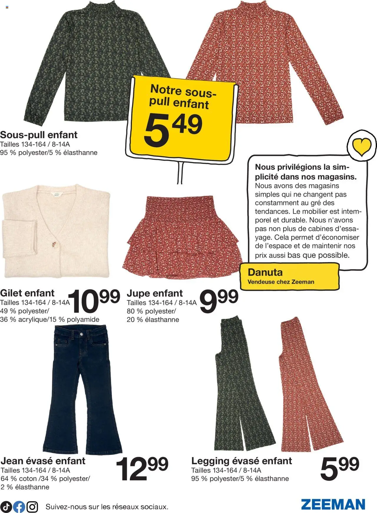 {H1} | Page: 11 | Produits: Coton, Jupe, Pull, Gilet