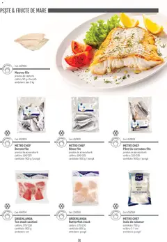 Ofertele Metro valabile de la 14.11.2024 | Pagină: 74 | Produse: Pungă, Pește, Fructe, Fructe De Mare