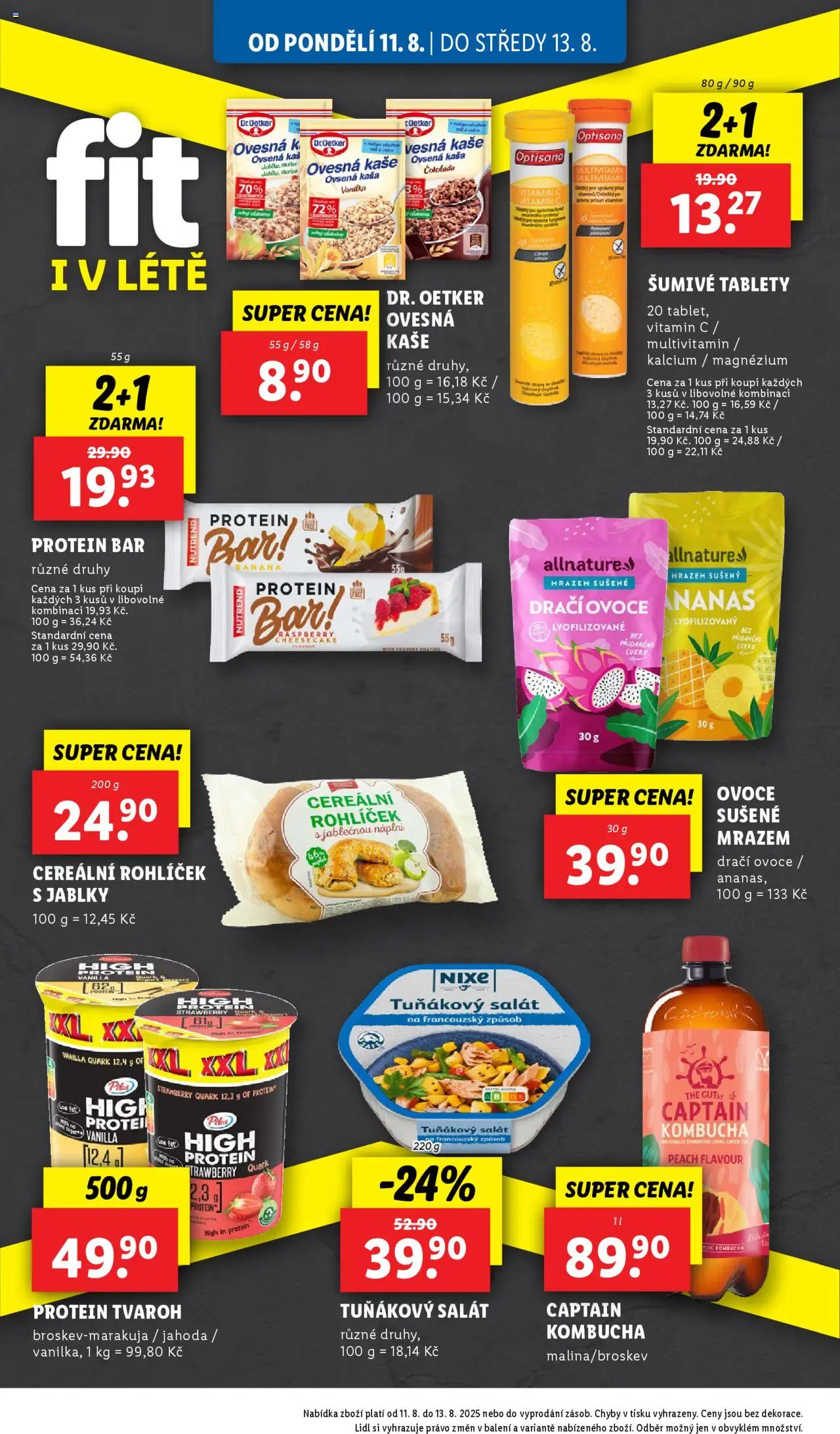 Lidl leták od 11.08.2025 | Strana: 26 | Produkty: Ovoce, Kombucha, Čokoláda, Tablet