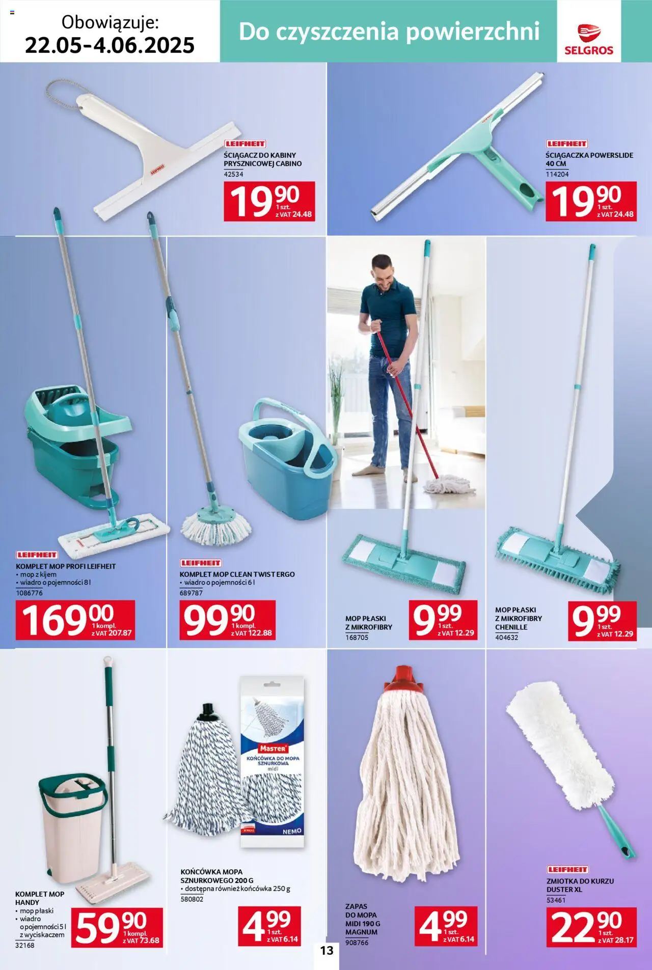 Selgros cash&carry Gazetka - Sprzątanie od 22.05.2025 | Strona: 13