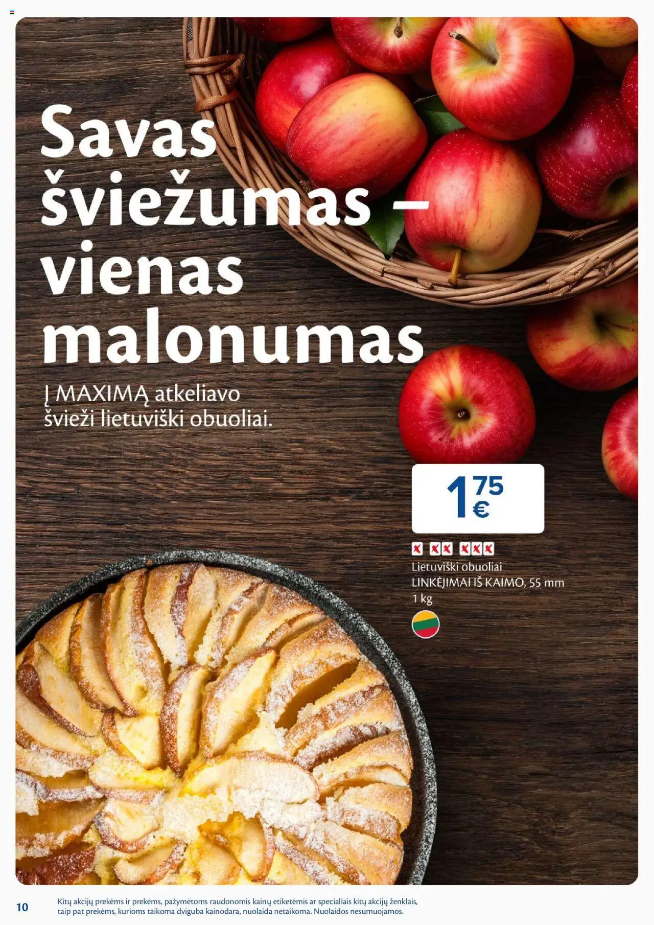 MAXIMA akcijos nuo 16.09.2025 | Puslapis: 10 | Prekių: Obuoliai