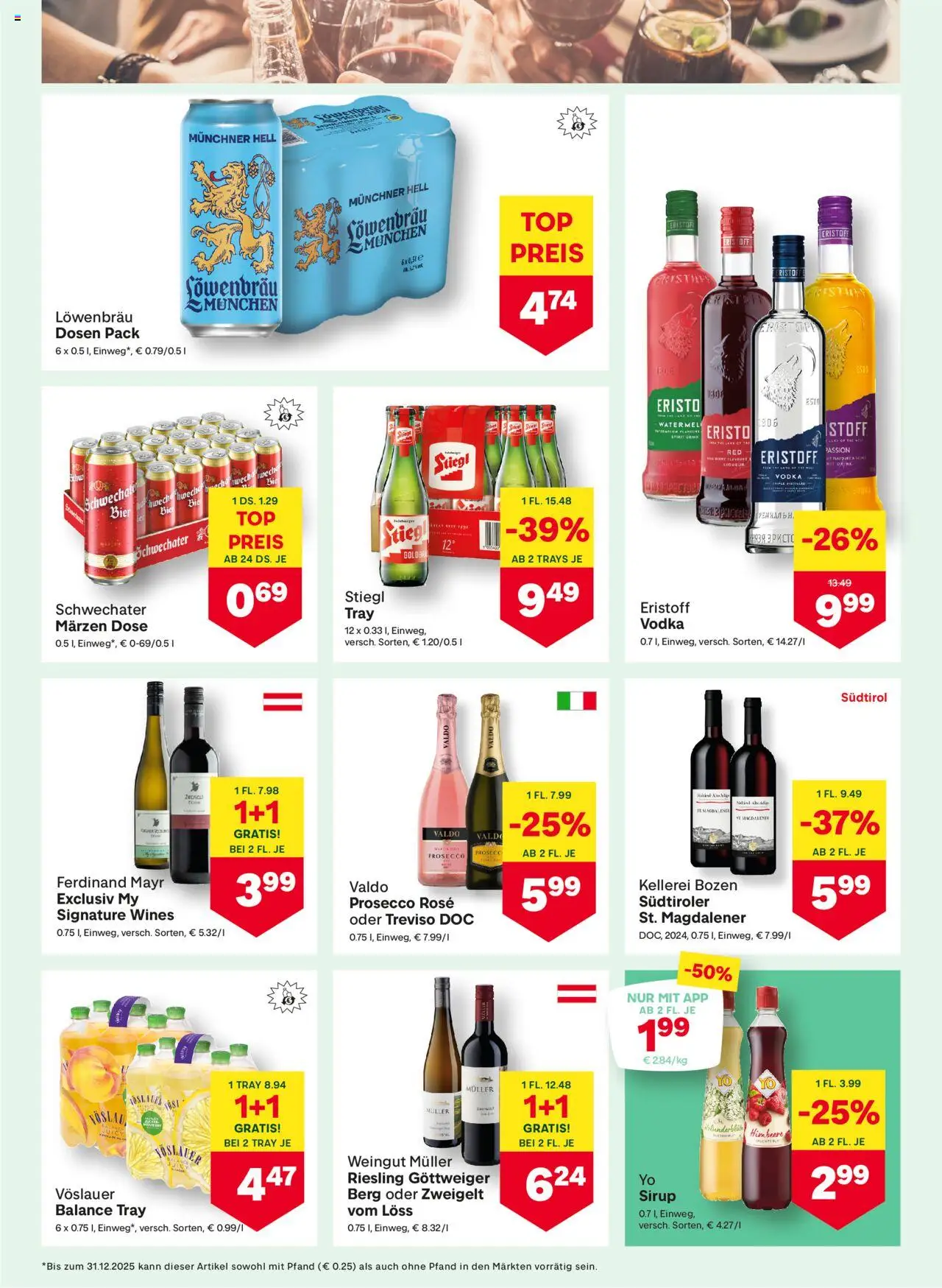 MPREIS Absam gültig ab 04.09.2025 | Seite: 15 | Produkte: Himbeere, Bier