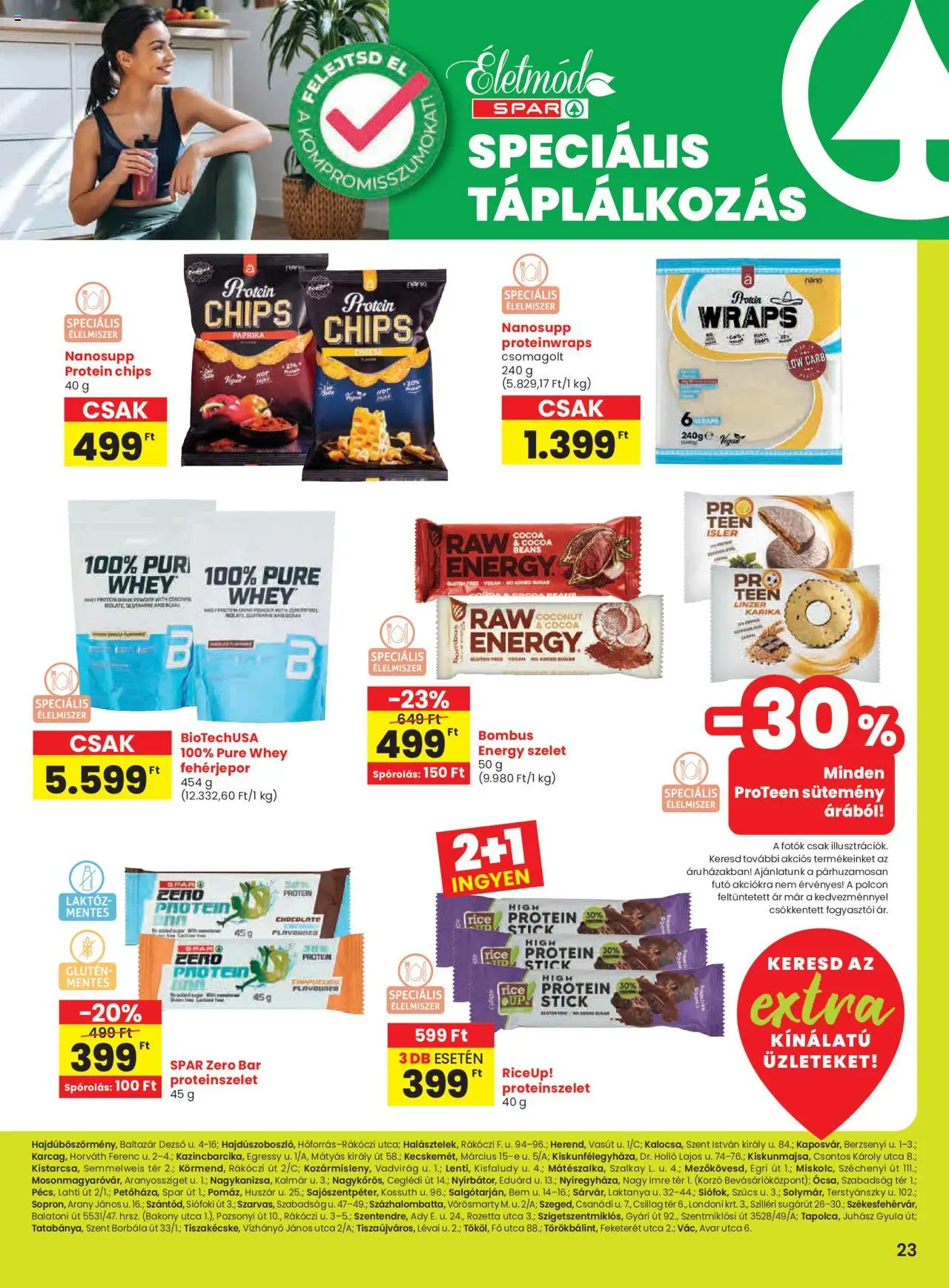Spar akciós ujság - amely érvényes a következő dátumtól: 29.05.2025 | Oldal: 4 | Termékek: Protein bar, Chips, Protein, Linzer
