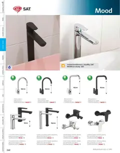 Náhled letáku Siko koupelny katalog Koupelny 2024/2025 od 23.10.2024 | Strana: 268 | Produkty: Dřezová baterie, Wc, Baterie