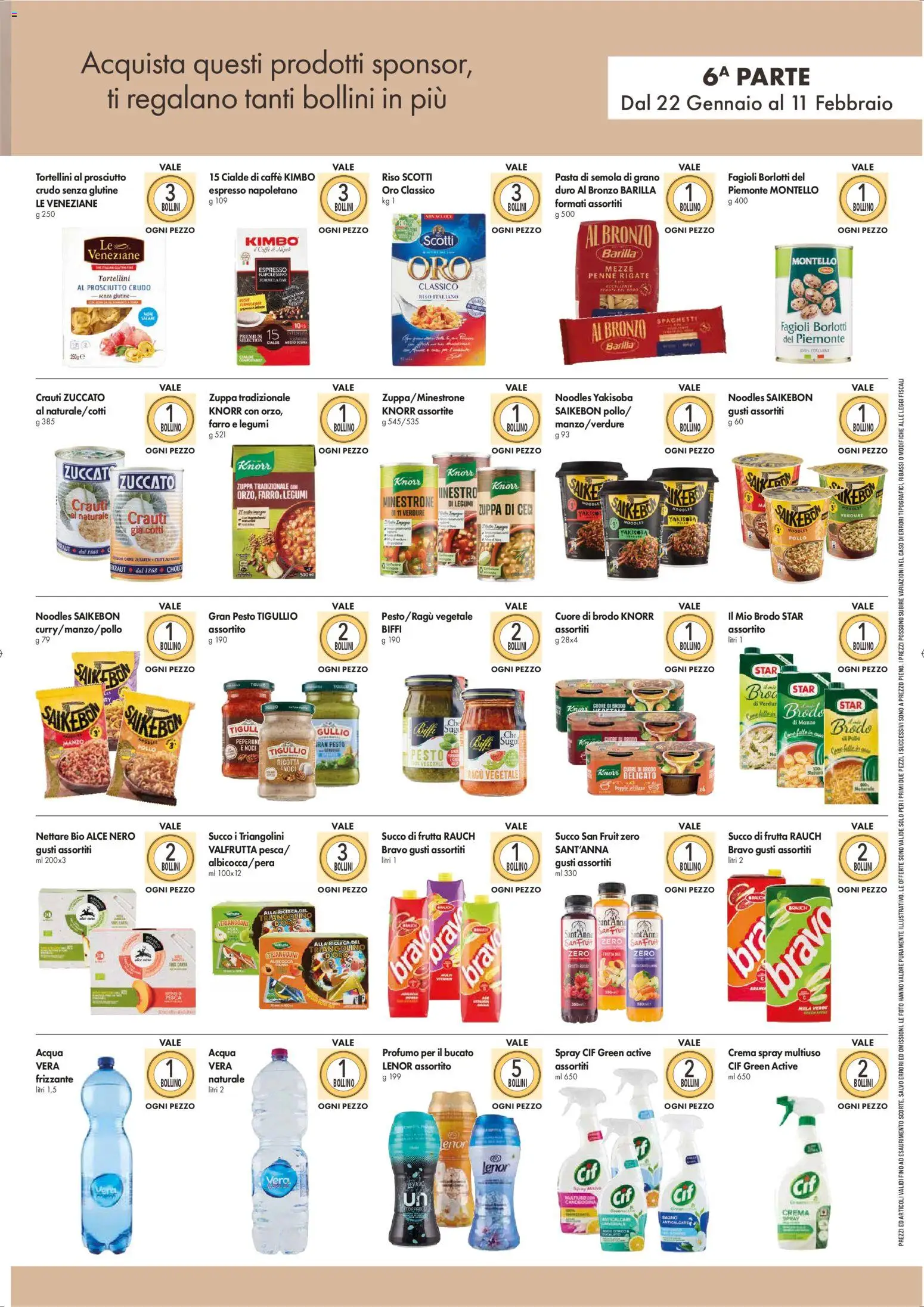 Volantino Galassia del 22.01.2026 | Pagina: 4 | Prodotti: Crema, Caffè, Pera, Pesto