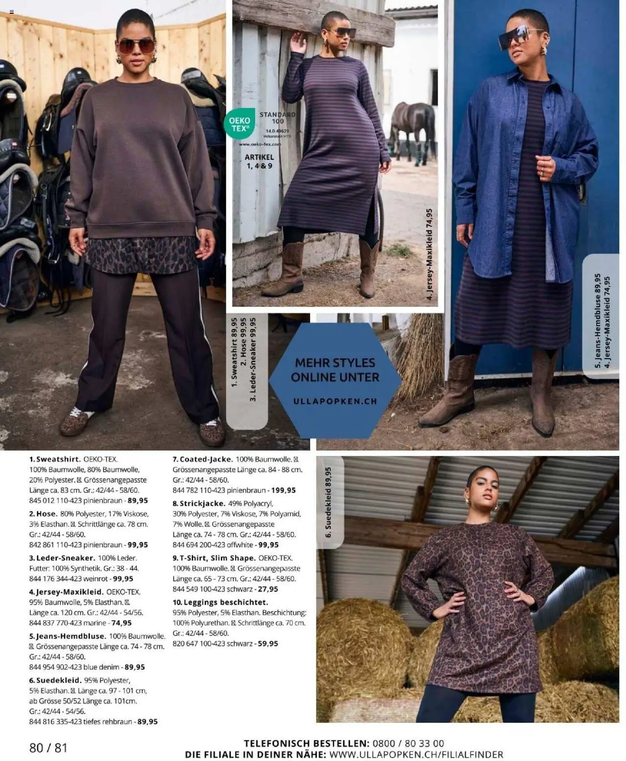 Ulla Popken akciós ujság - amely érvényes a következő dátumtól: 01.10.2025 | Oldal: 80 | Termékek: Leggings