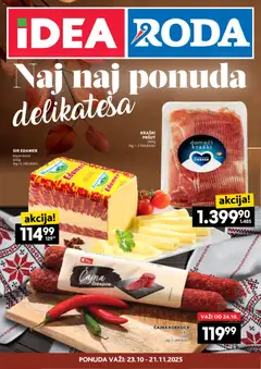 Roda - Naj-naj ponuda delikatesa - pregled Roda kataloga - važi od 23.10.2025