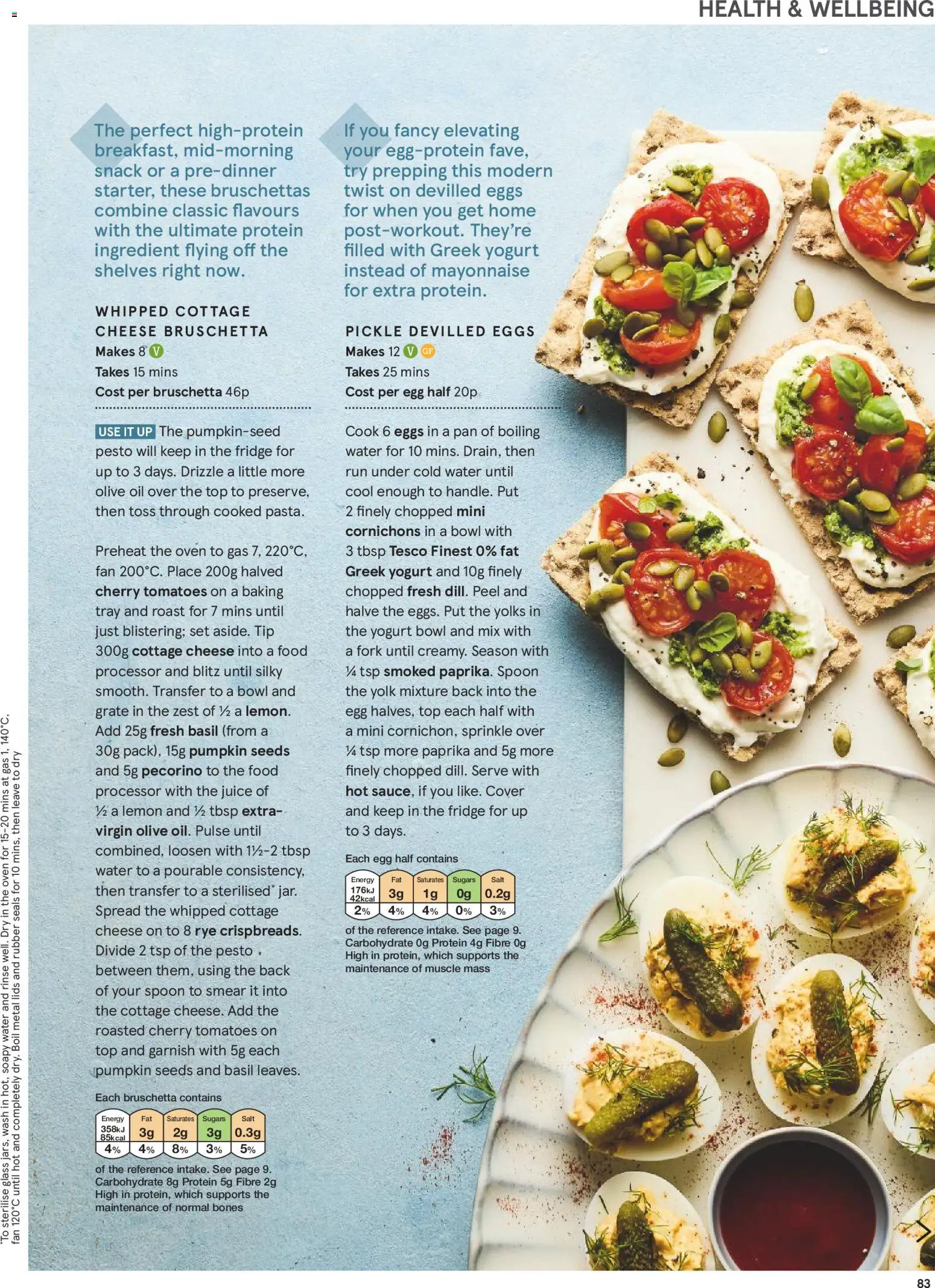 {H1} | Page: 83 | Products: Olive oil, Cheese, Cottage cheese, Mayonnaise