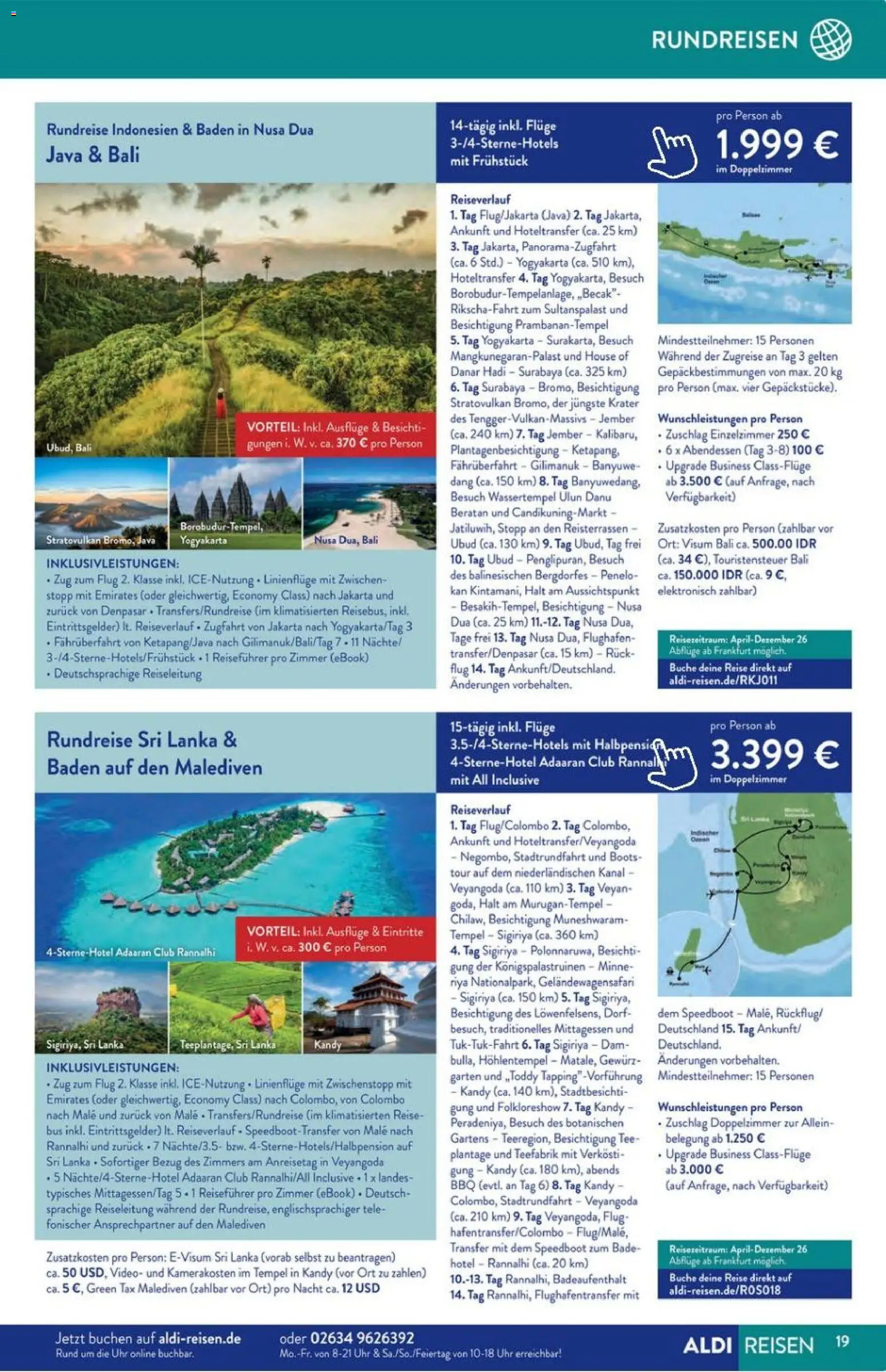 Aldi Reisen Prospekt 	 – gültig ab 01.01.2026 | Seite: 19