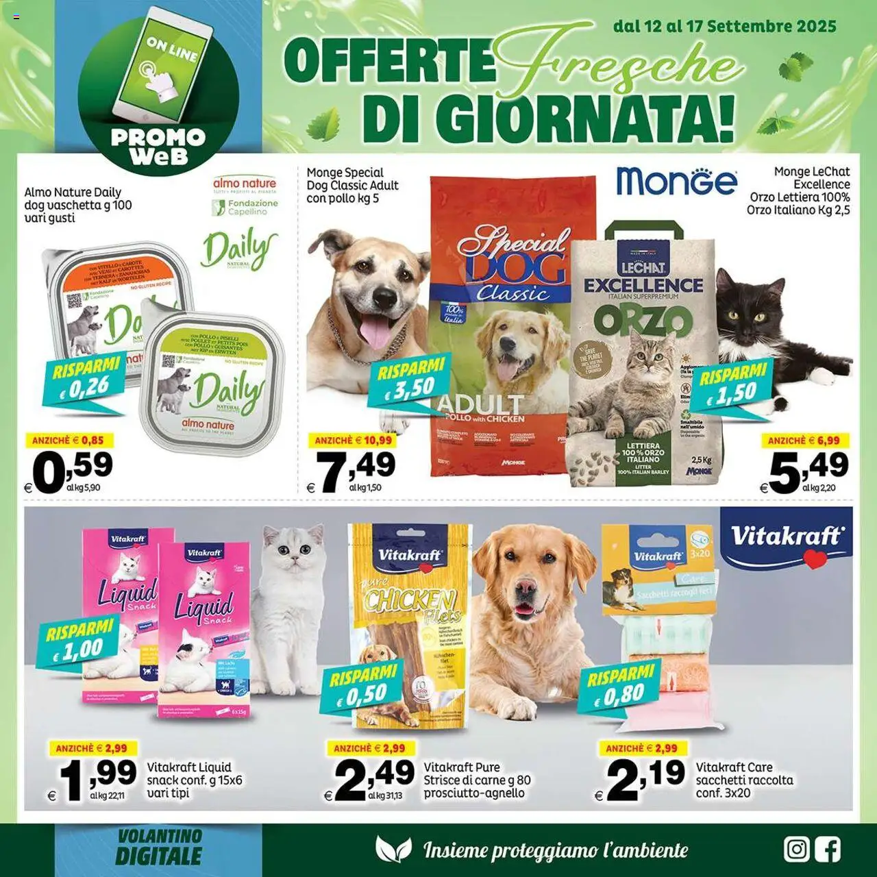 Volantino Elite Supermercati del 12.09.2025 | Pagina: 9 | Prodotti: Pollo, Carote, Piselli