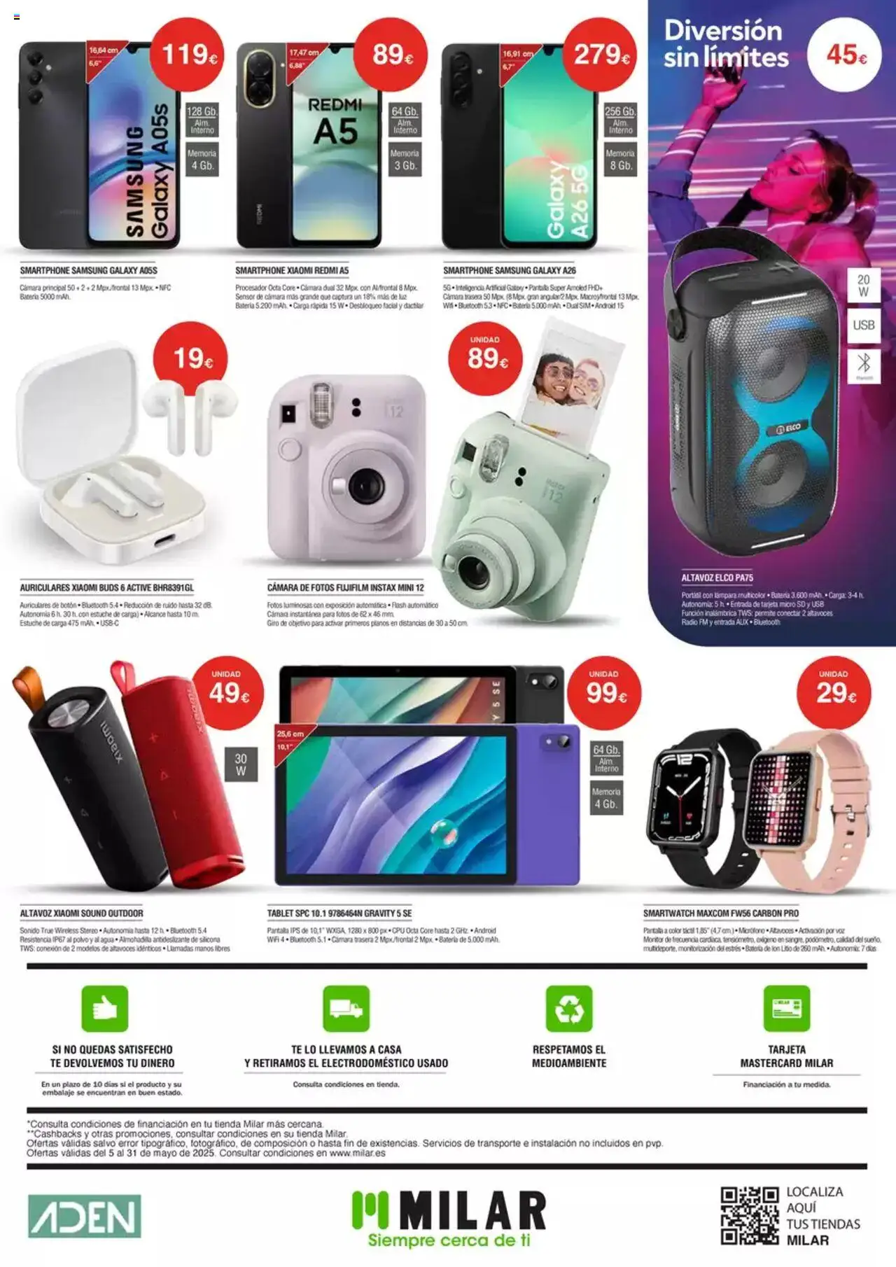 Milar folleto │ válido desde el 05.05.2025 | Página: 4 | Productos: Polvo, Monitor, Auriculares, Altavoz