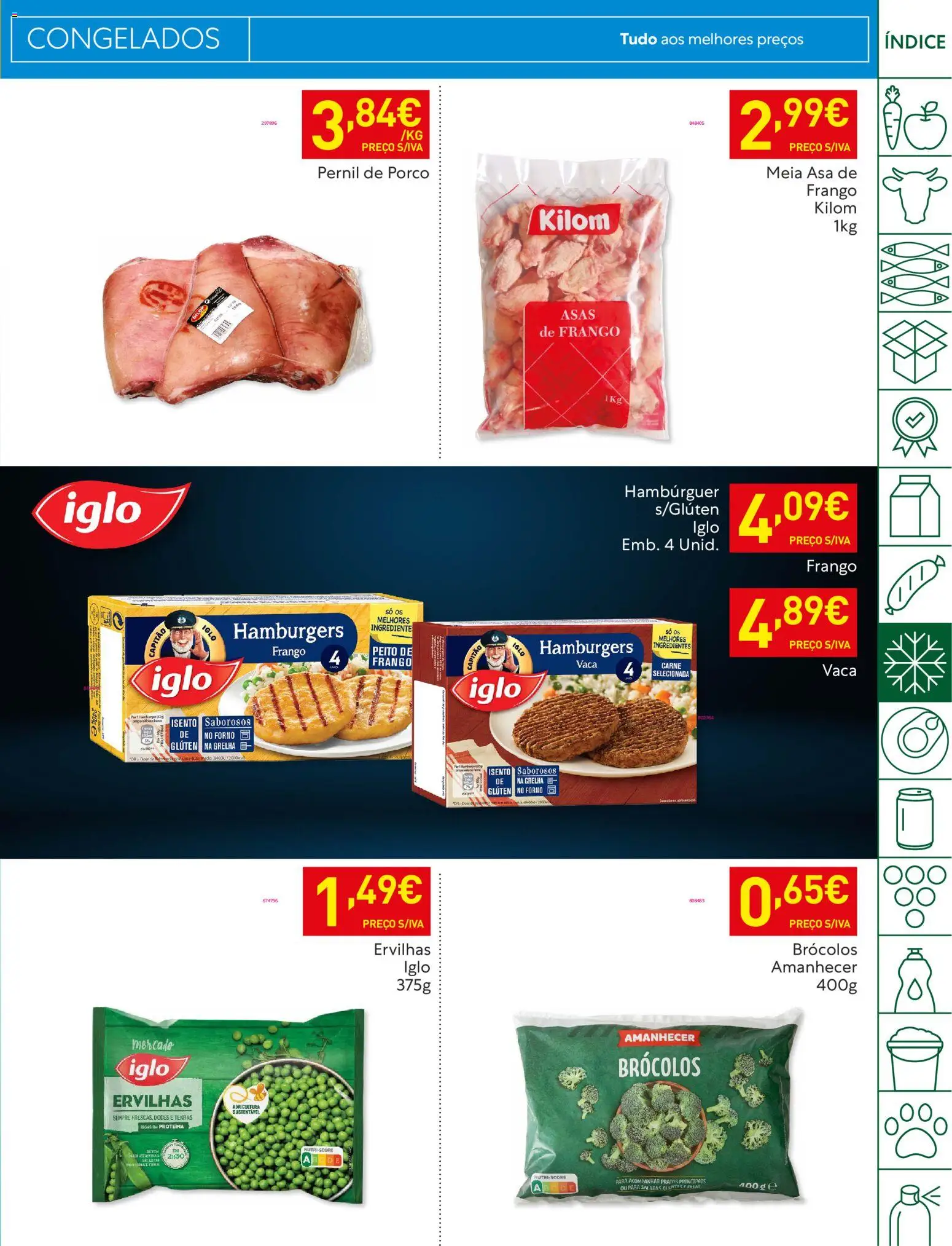 Recheio folheto │ válido de 06.01.2026 | Página: 19 | Produtos: Frango, Hambúrguer, Capitão iglo, Carne
