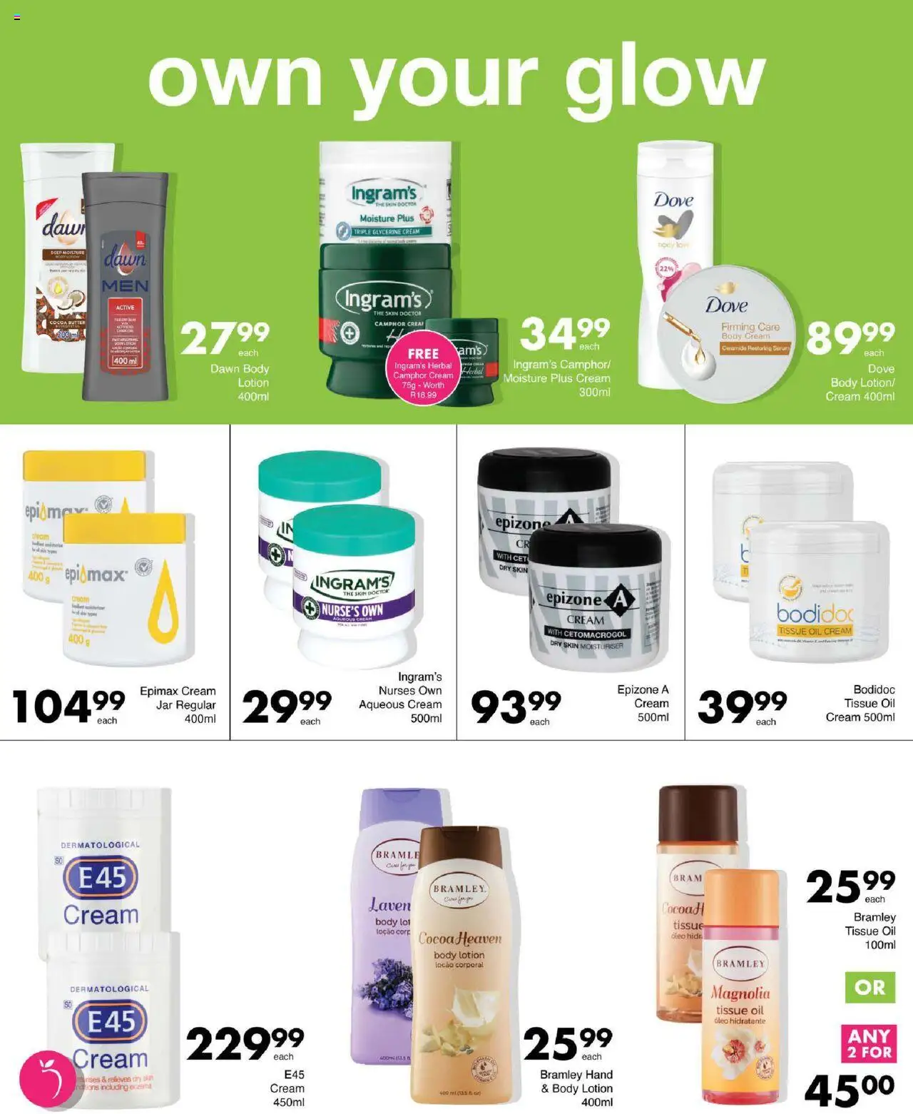 Save Specials │ valid from 31.07.2025 | Page: 59 | Products: Butter, Cream, Body cream, Lotion