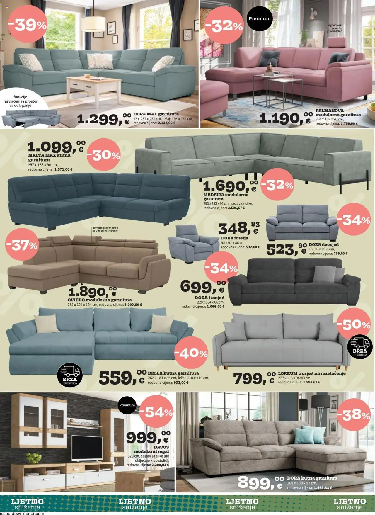 Prima katalog | vrijedi od 01.07.2025 | Stranica: 2 | Proizvodi: Trosjed, Fotelja, Regal, Kutna garnitura