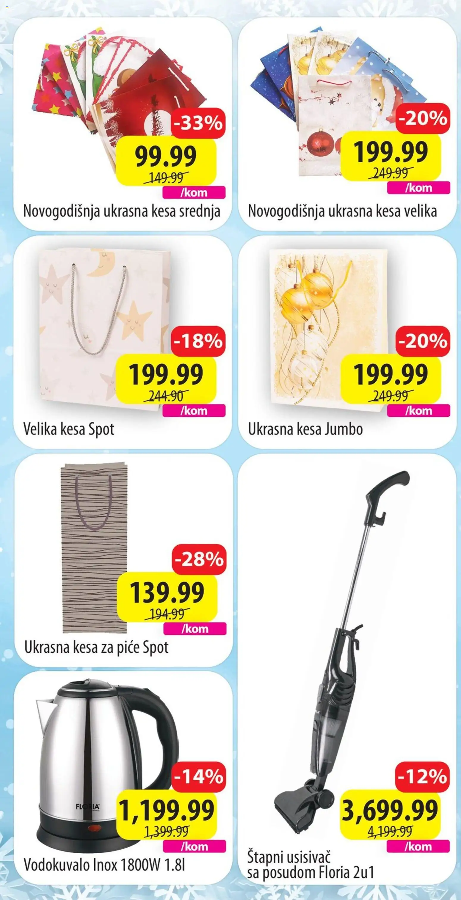 Senta Promet katalog - važi od 22.12.2025 | Strana: 4 | Proizvode: Usisivač, Štapni usisivač