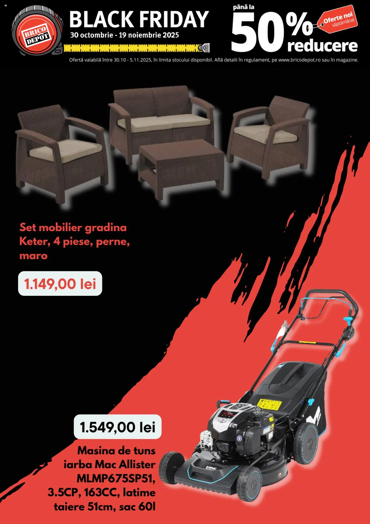 Noul catalog Brico Depot – valabil de la 30.10.2025 | Pagină: 7 | Produse: Mașină de tuns