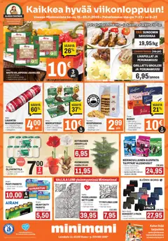 Minimani-mainoslehti voimassa 19.11.2025 alkaen